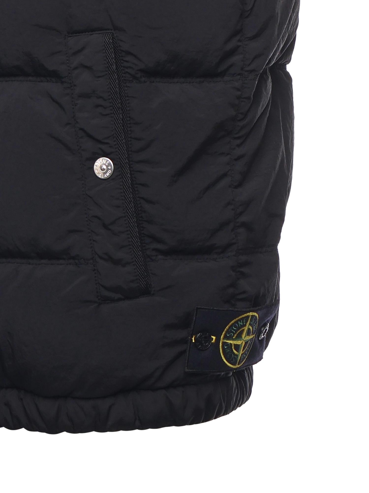 Gilet In Piuma In Nylon Metal Iridescente Stone island – Гарантія оригінальності – вид ззаду