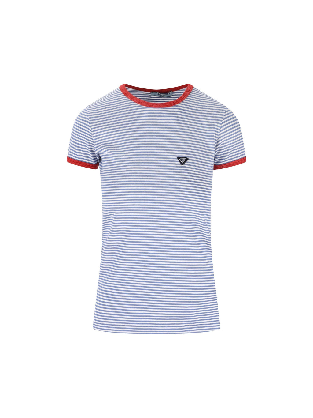 T Shirt In Cotone Prada оригінал – Купити в Україні – боковий вид