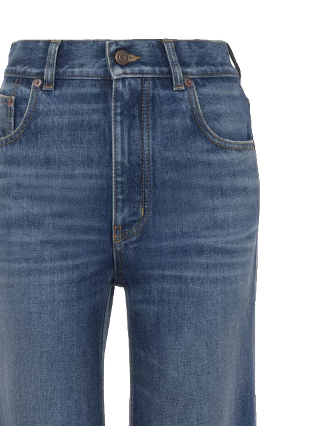 Jeans Flare A Vita Alta In Denim Chloe – Гарантія оригінальності – вид ззаду