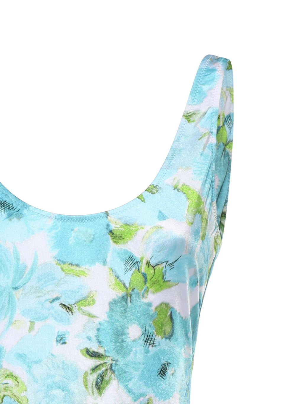 Оригінальна Costume Da Bagno Intero Con Stampa Fiori Acquatici Chloe – вид ззаду