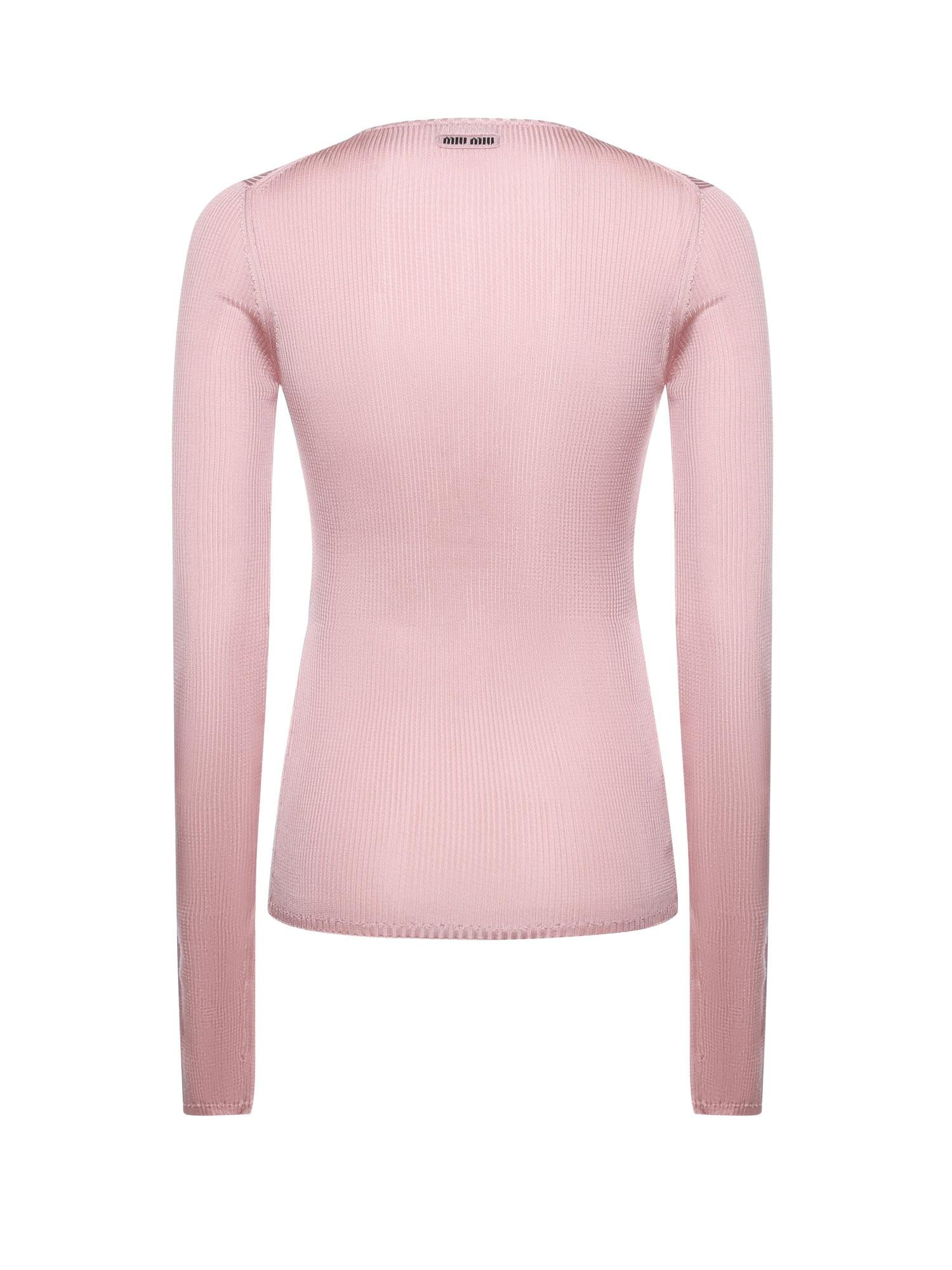 Maglia Scollo A V In Seta Miu miu оригінал – Купити в Україні – детальний вид
