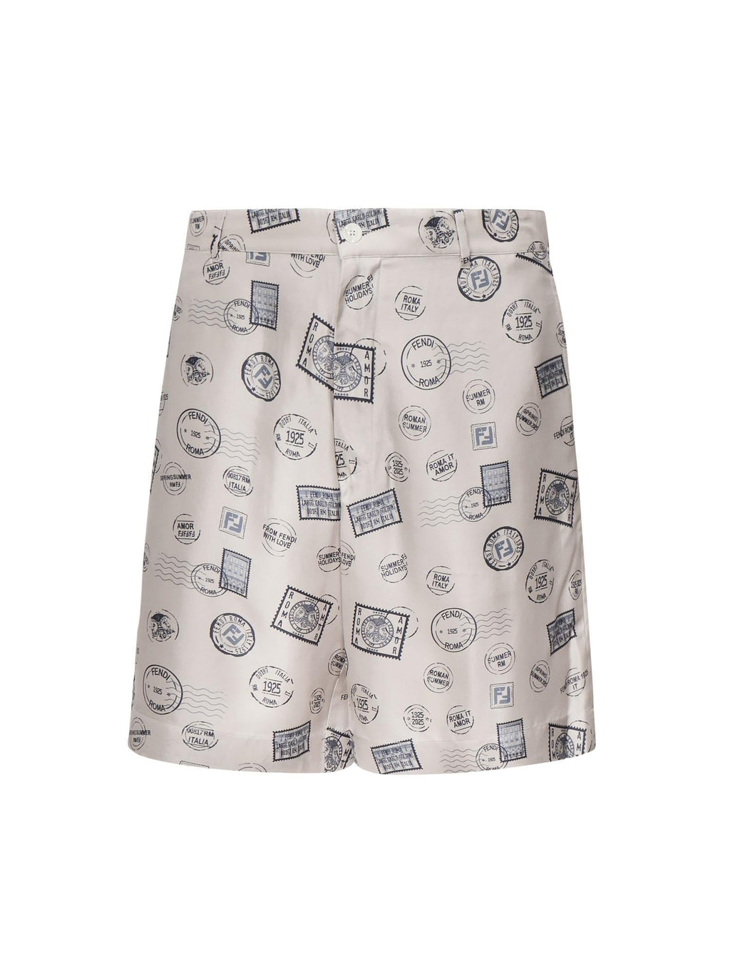 Pantaloncini In Seta Con Stampa Fendi оригінал – Купити в Україні – боковий вид