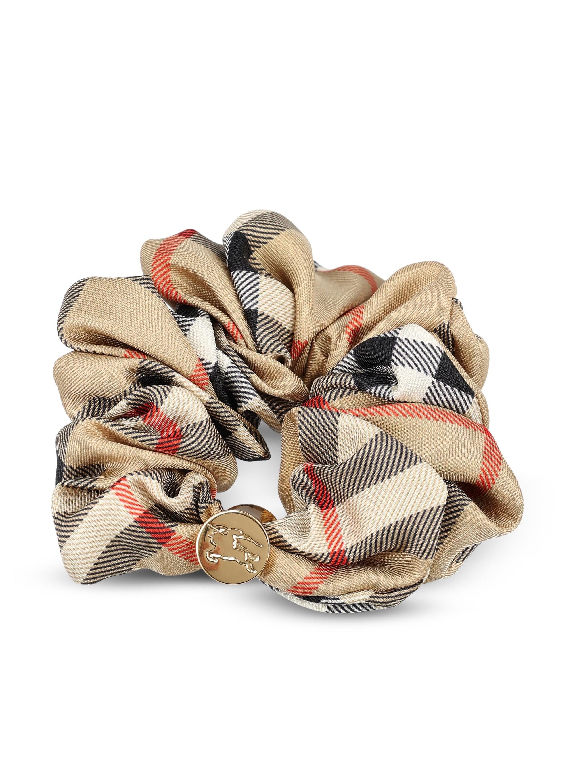 Silk Hair Elastics Burberry – Гарантія оригінальності – боковий вид
