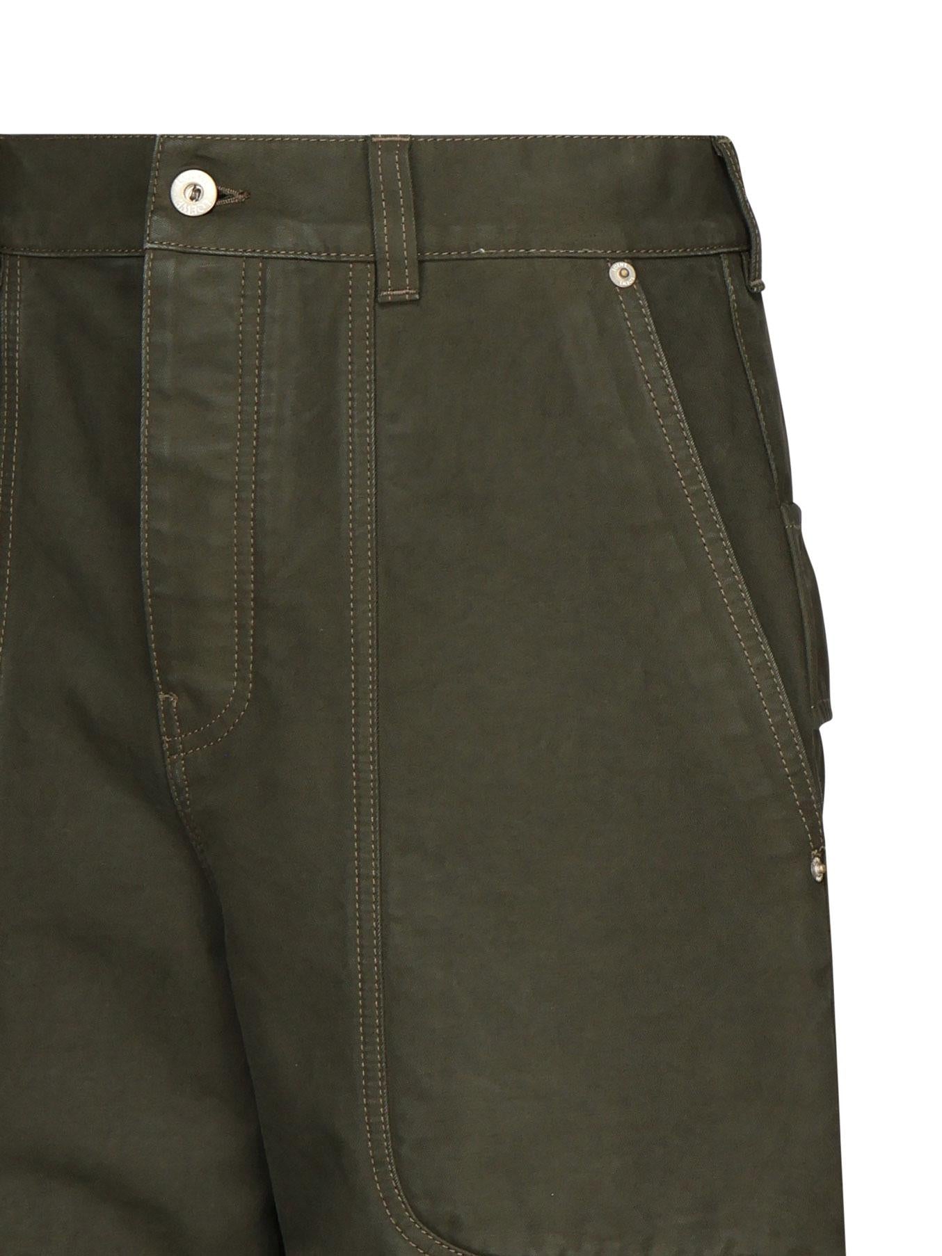 Pantaloni Cargo In Cotone Loewe оригінал – Купити в Україні – вид ззаду