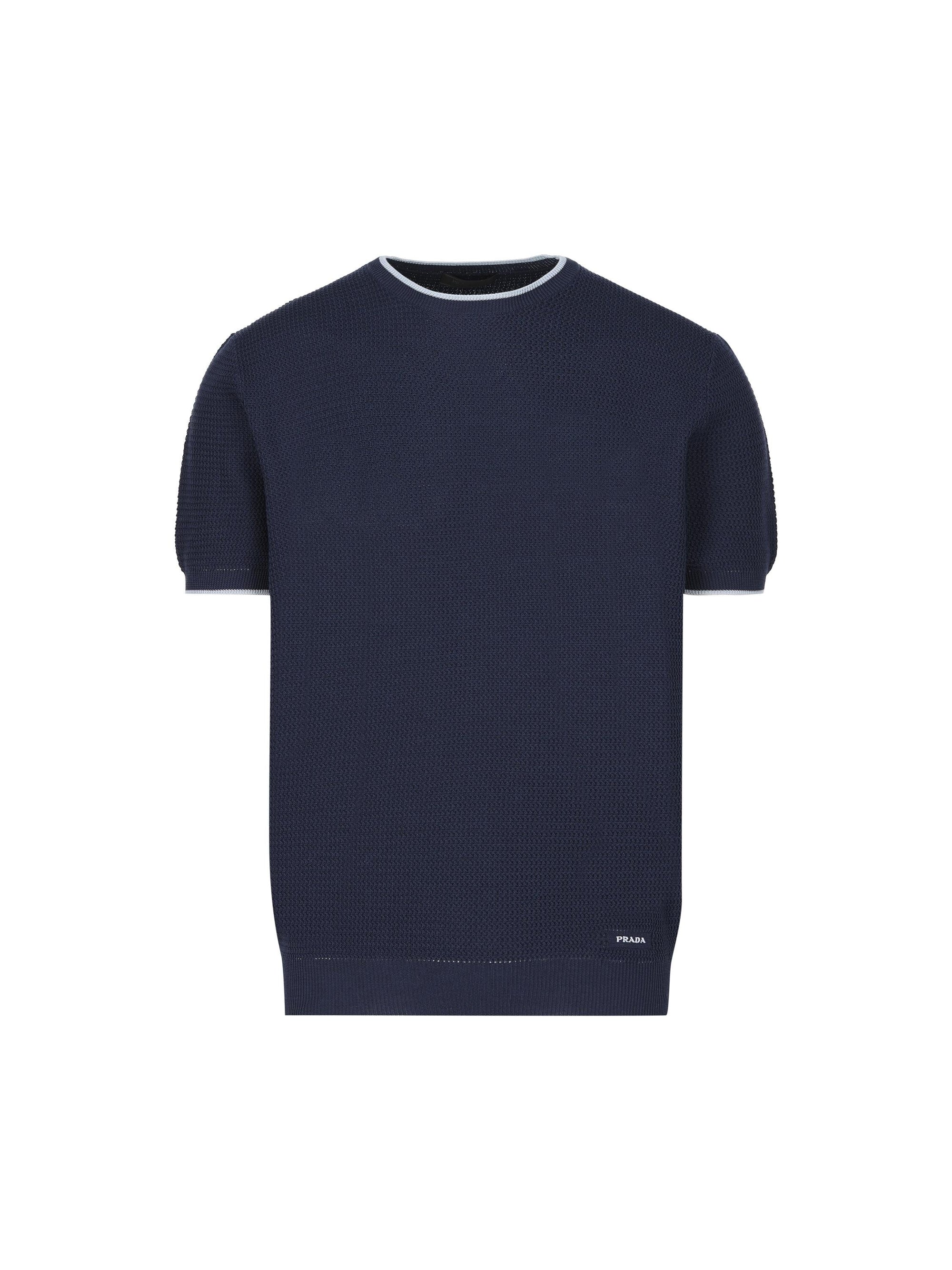 Оригінальна Silk And Cotton Sweater Prada – боковий вид