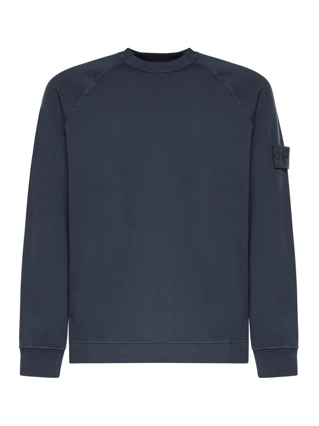 Felpa In Cotone Stretch Con Logo Stone island – Гарантія оригінальності – боковий вид