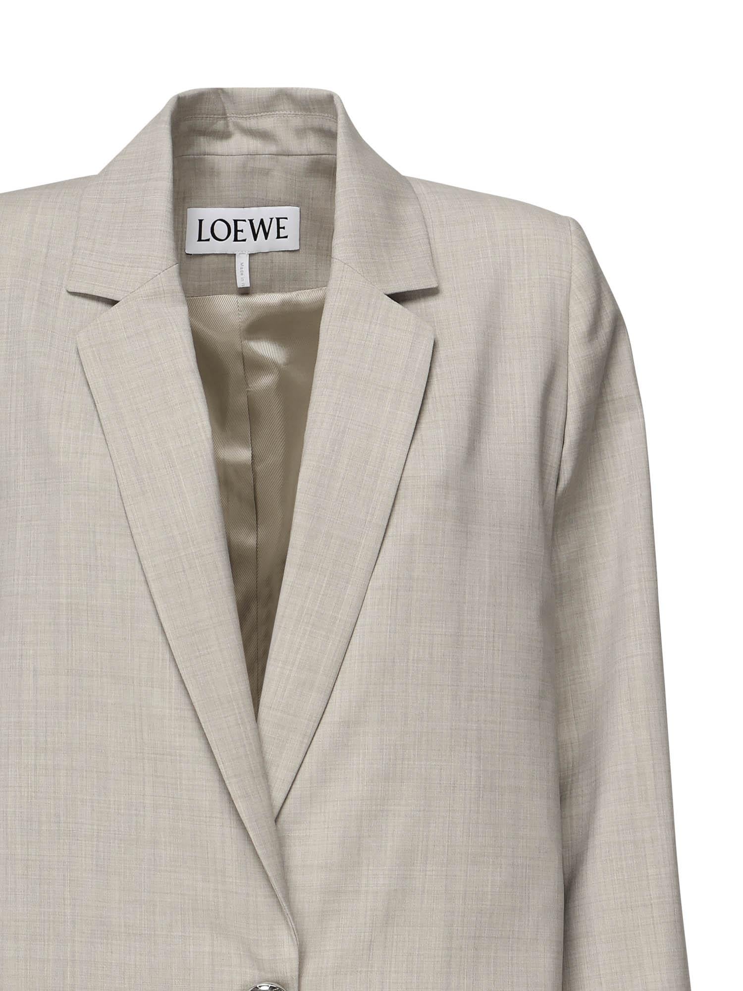 Giacca In Lana Loewe – Гарантія оригінальності – вид ззаду