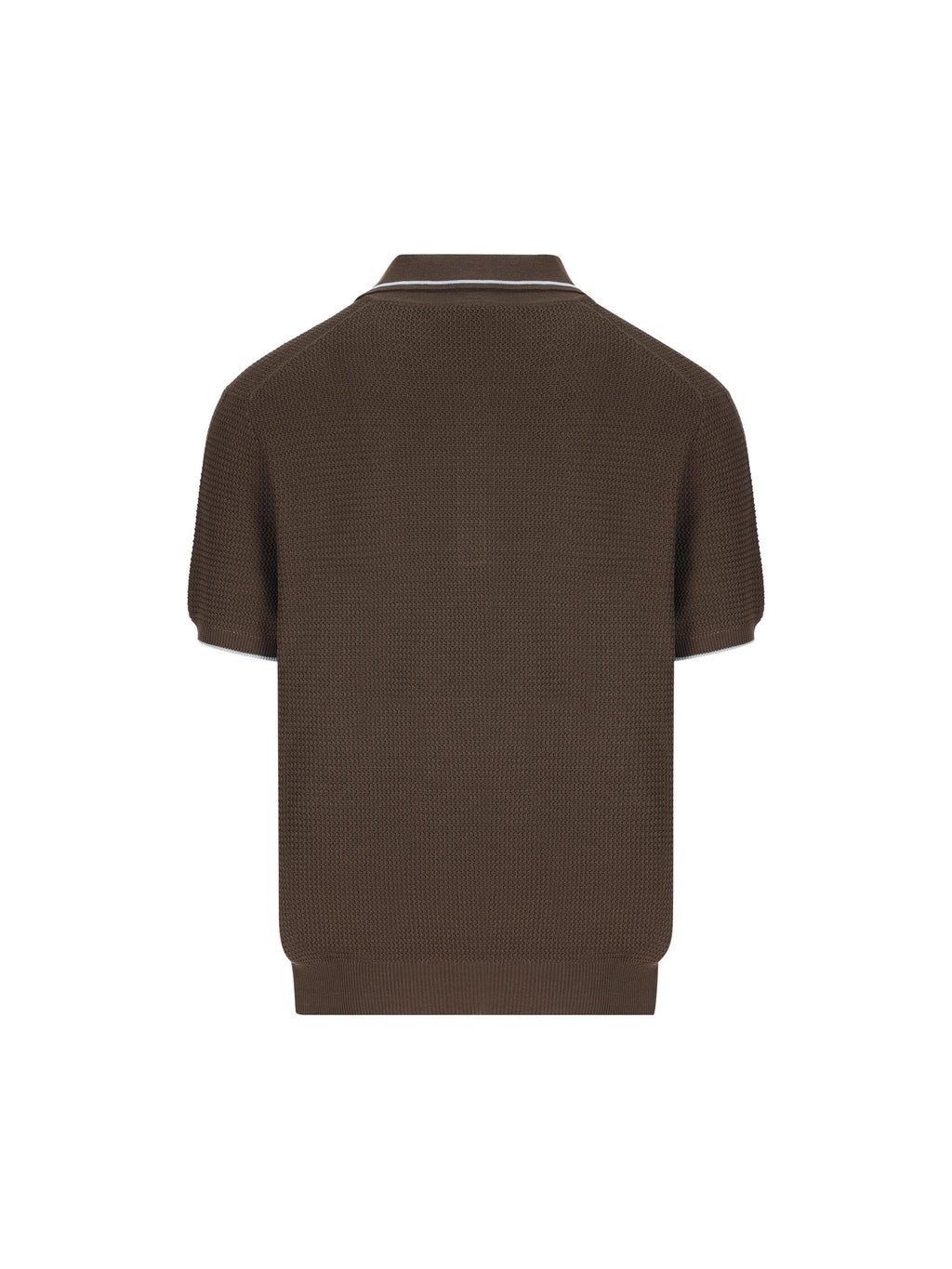 Polo In Silk And Cotton Prada – Гарантія оригінальності – вид ззаду