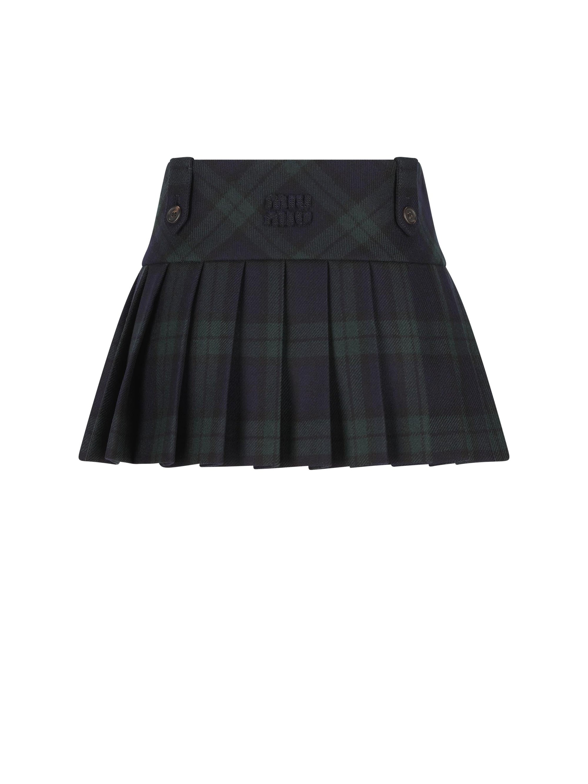 Virgin Wool Skirt Miu miu оригінал – Купити в Україні – вид ззаду
