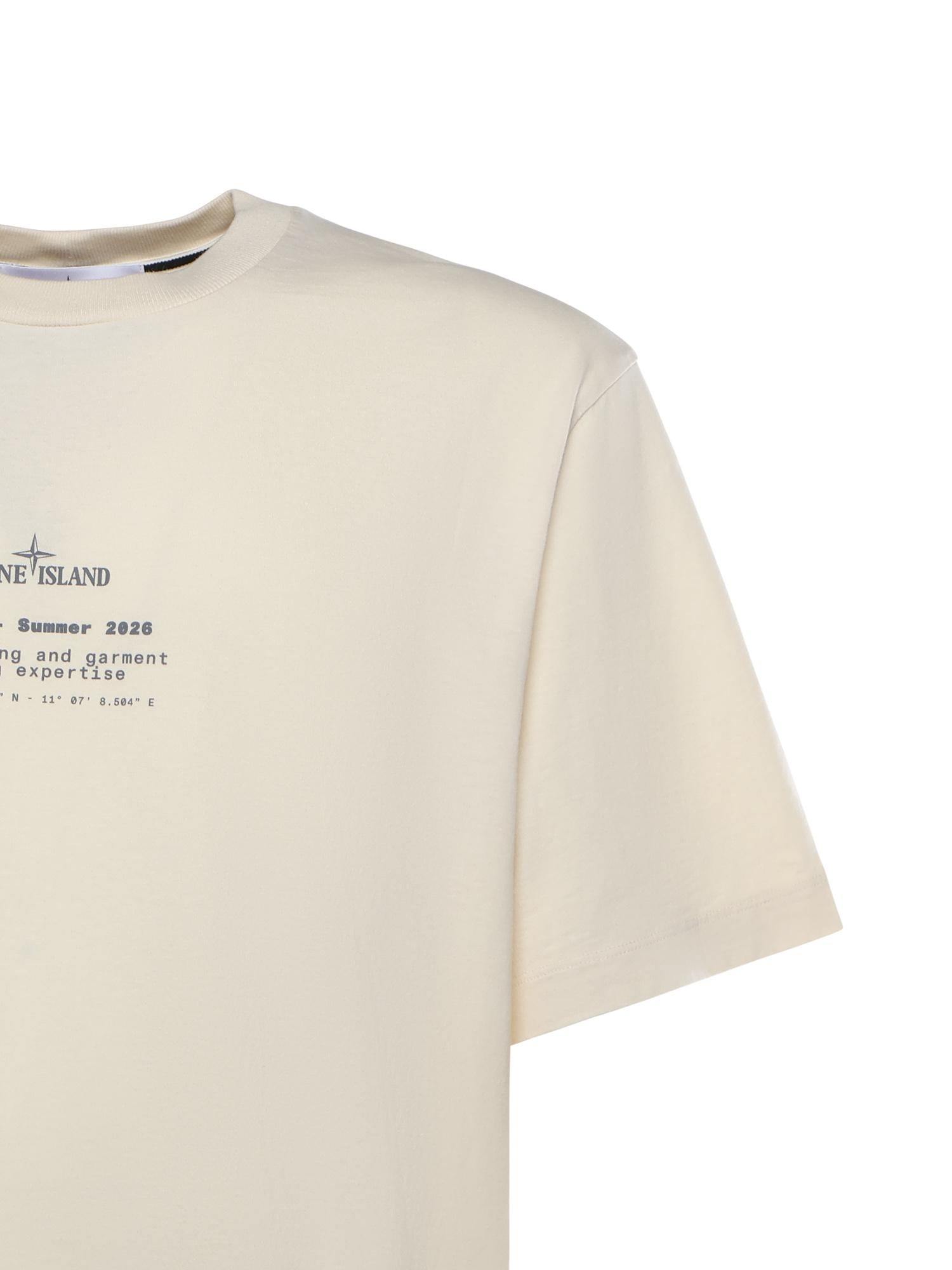 T-Shirt Con Stampa Stone Stone island оригінал – Купити в Україні – вид ззаду