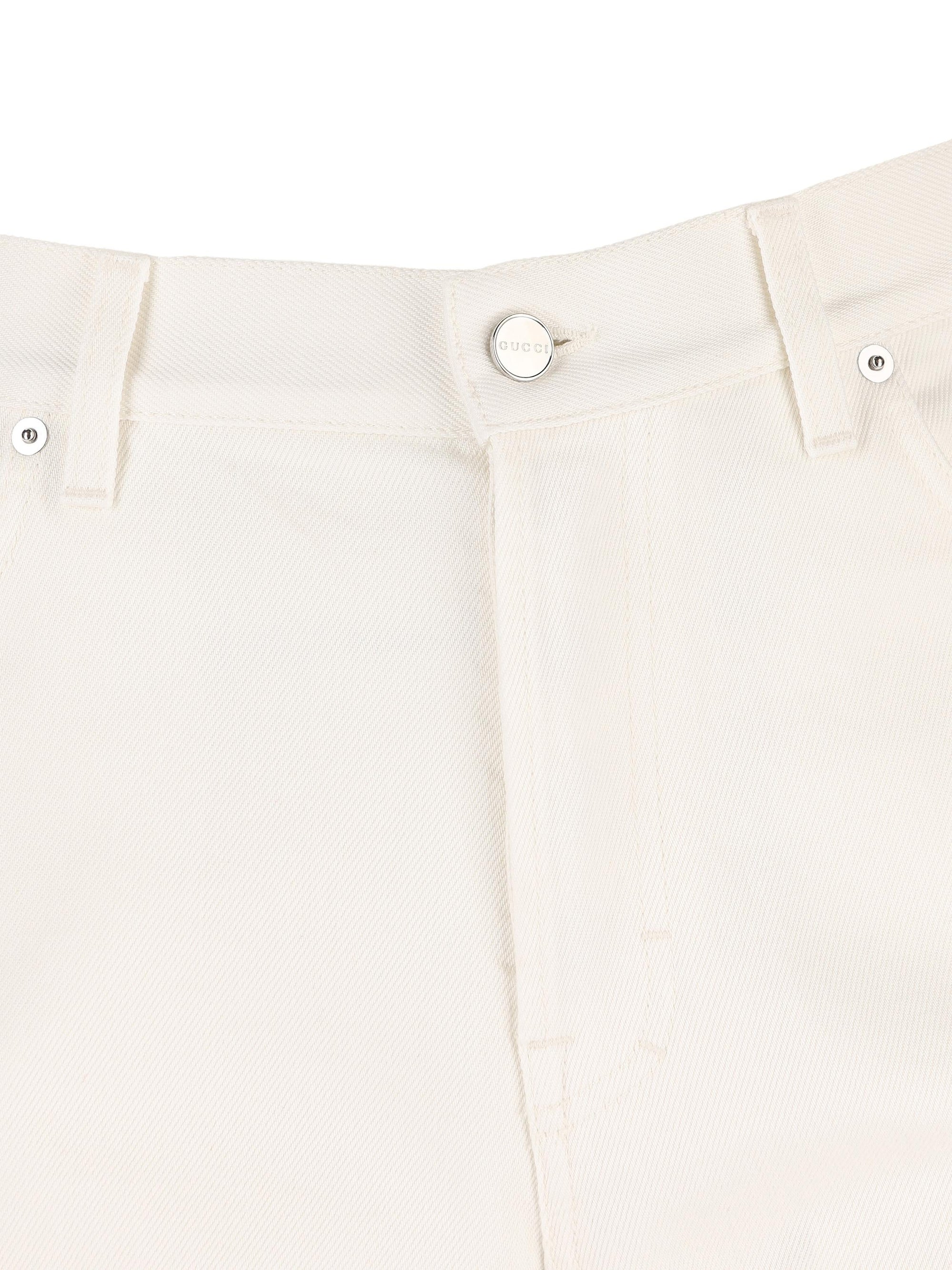 Cotton Trousers Gucci – Гарантія оригінальності – детальний вид
