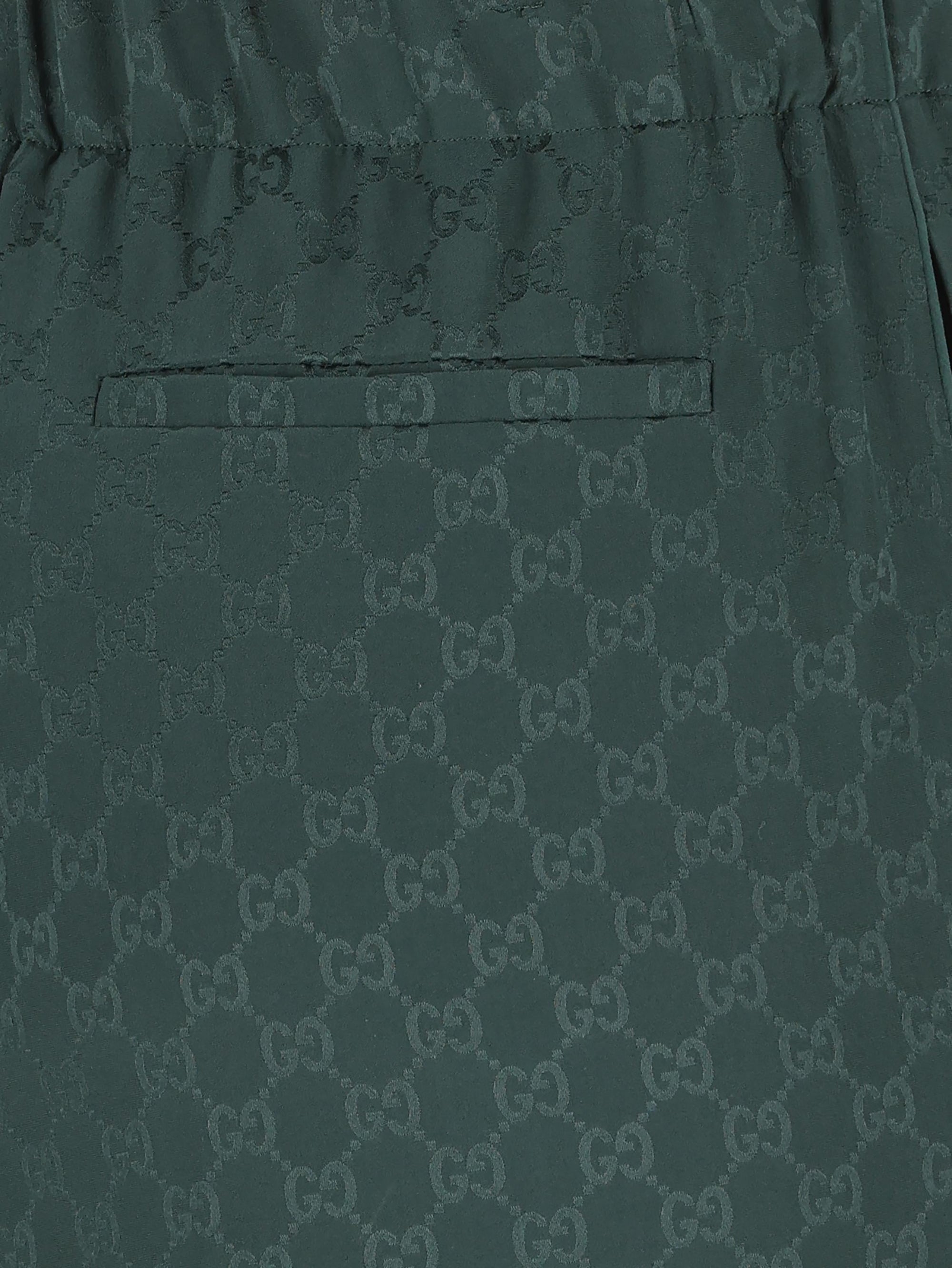 Silk Jogging Pants Gucci – Гарантія оригінальності – детальний вид