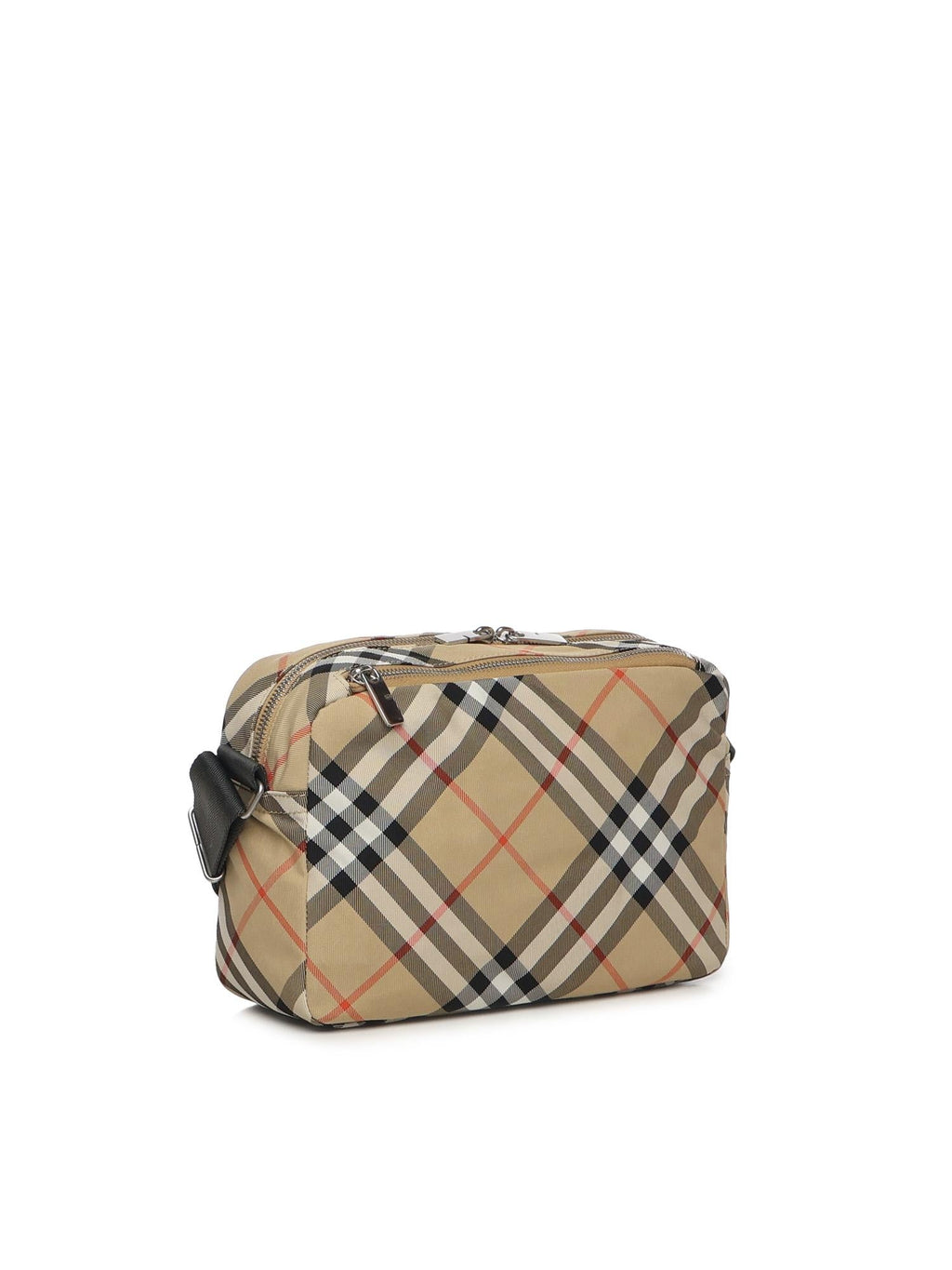 Borsa Messenger Con Motivo Vintage Check Burberry оригінал – Купити в Україні – вид ззаду