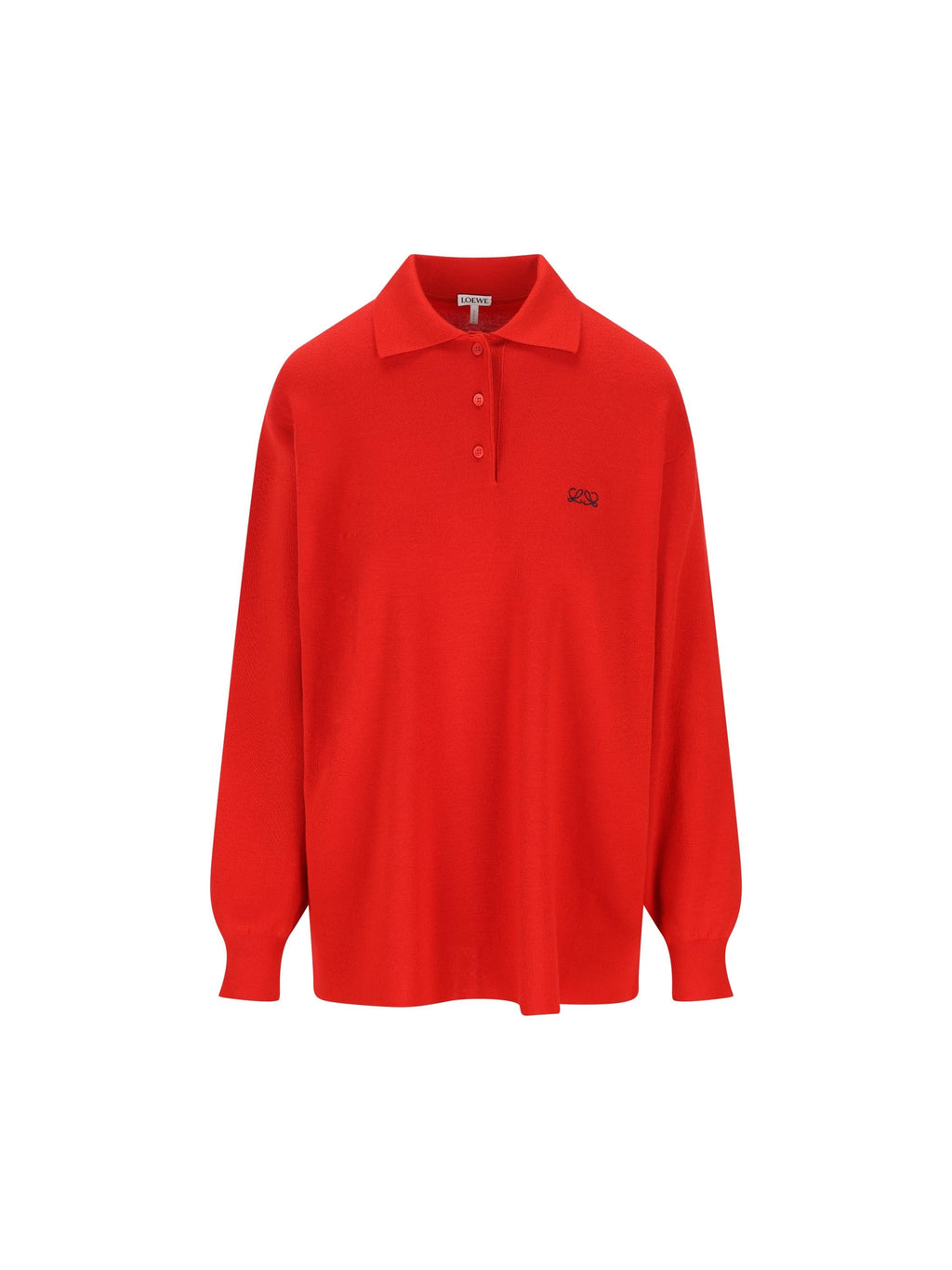 Оригінальна Cashmere And Silk Polo Loewe – боковий вид