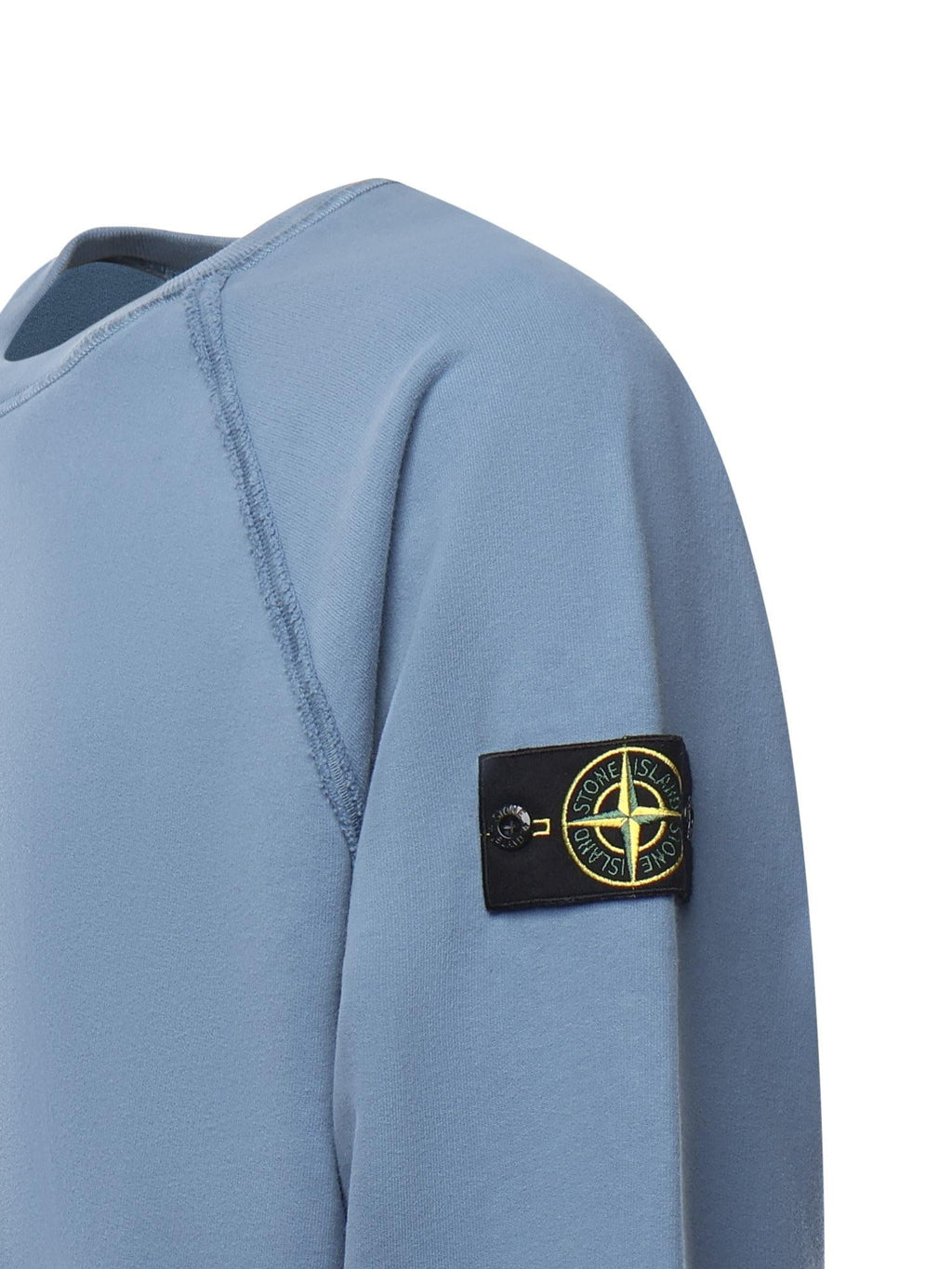Felpa In Cotone Biologico Con Logo Stone island – Гарантія оригінальності – вид ззаду