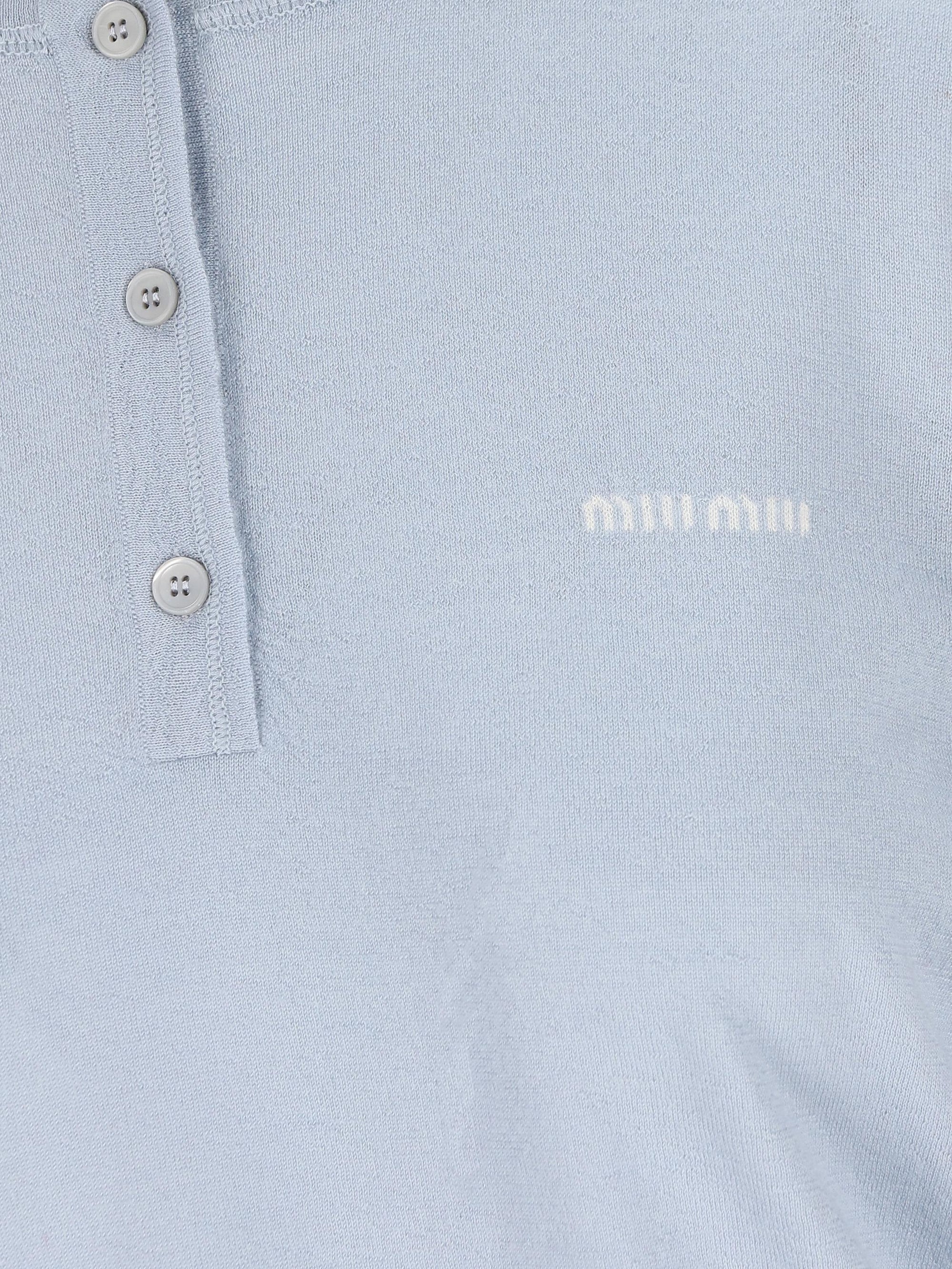 Оригінальна Cashmere Crew Neck Sweater Miu miu – детальний вид