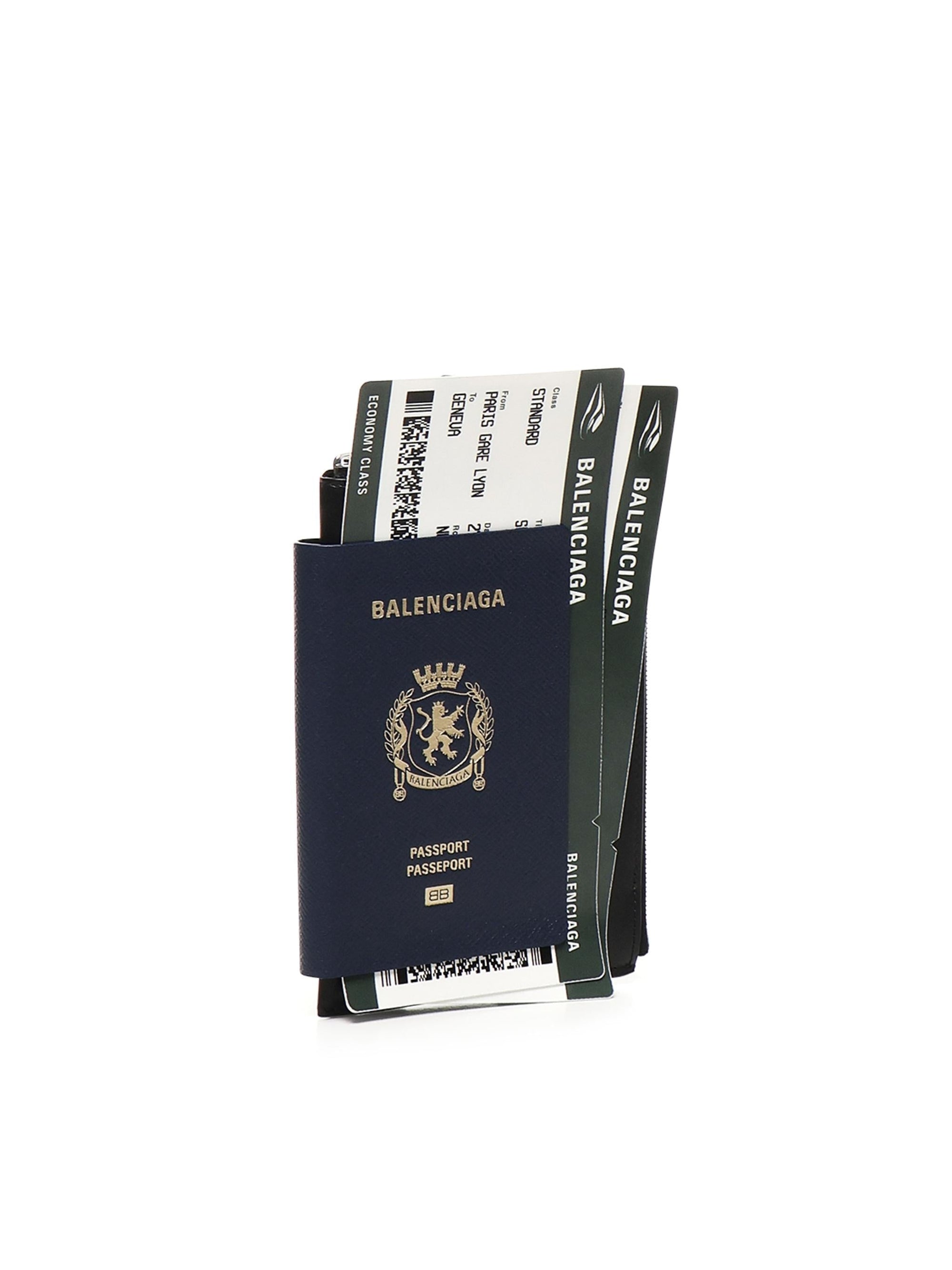 Оригінальна Porta Cellulare Passport Balenciaga – вид ззаду