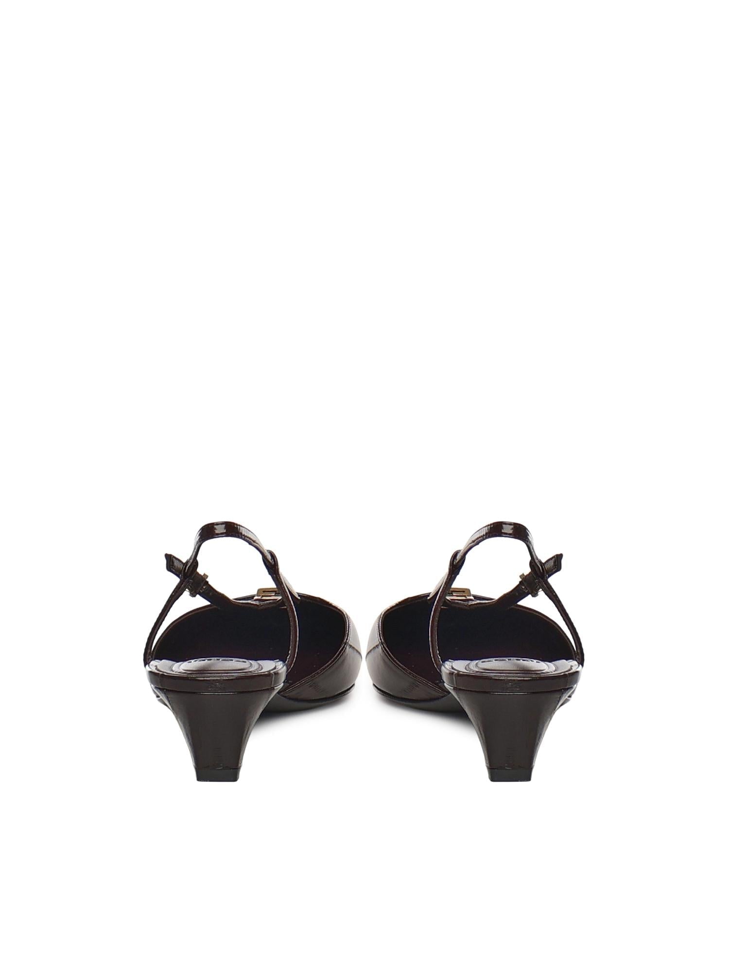 Оригінальна Slingback Fendi Ffold Fendi – детальний вид