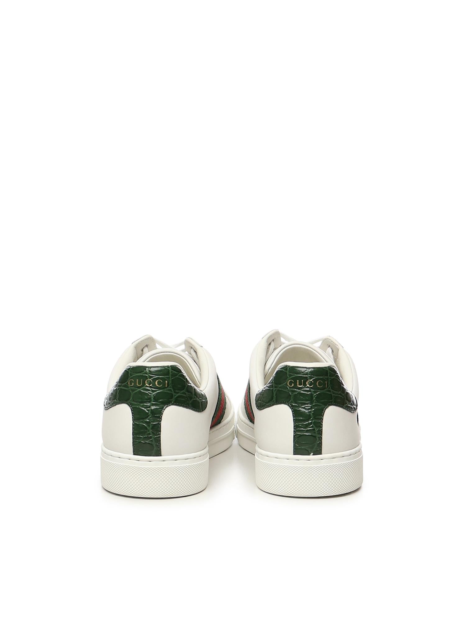 Оригінальна Sneaker Gucci Ace Con Dettaglio Web Gucci – детальний вид
