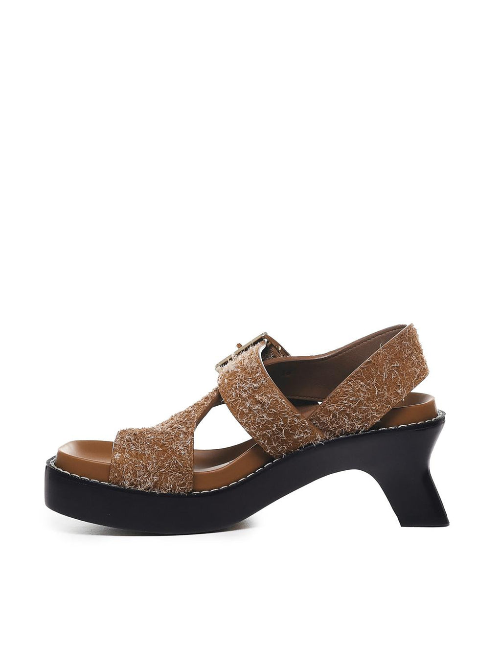 Sandalo In Pelle Scamosciata Spazzolata Loewe – Гарантія оригінальності – збільшений вид