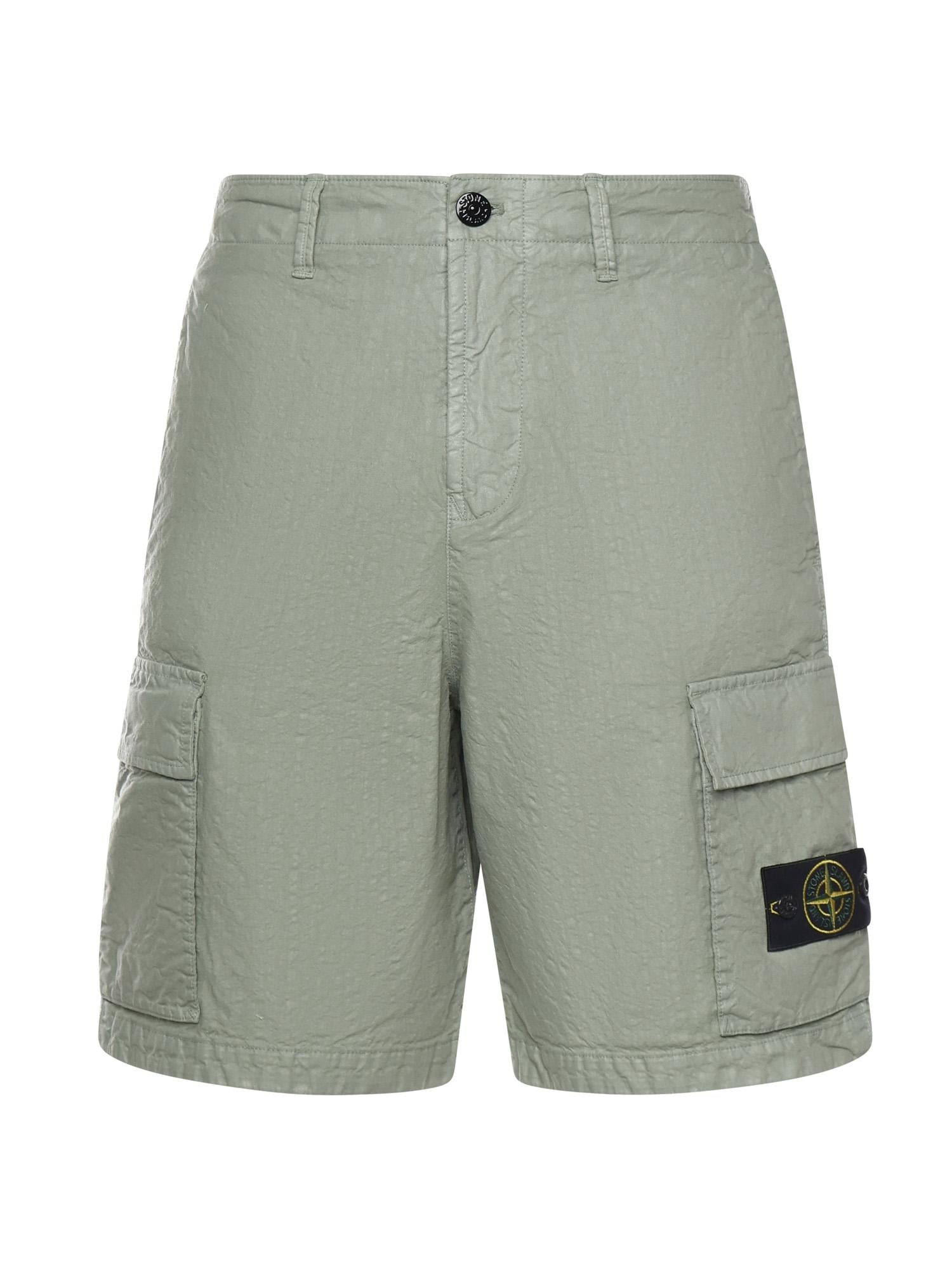 Bermuda Cargo In Nylon Stone island – Гарантія оригінальності – боковий вид