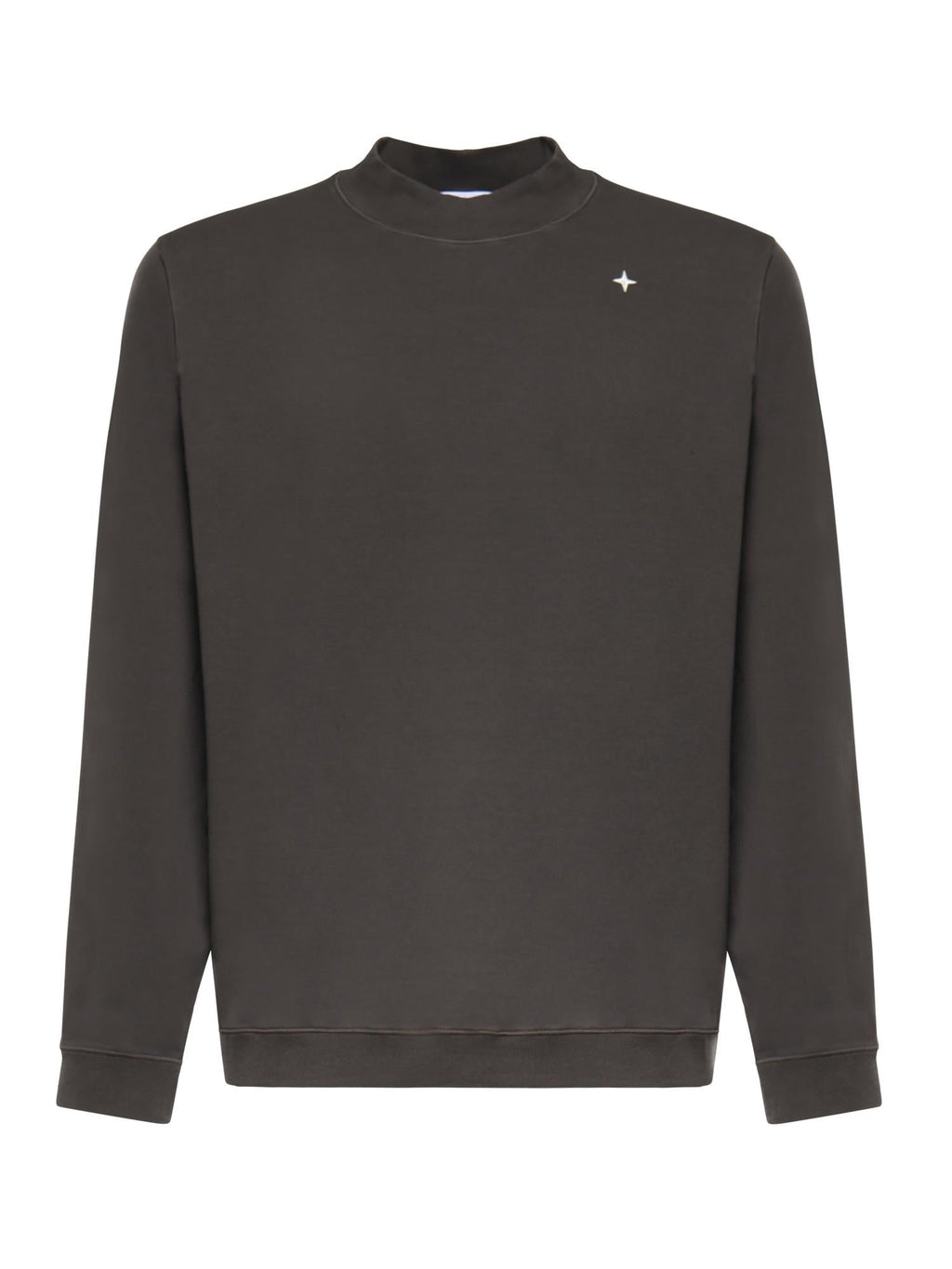 Felpa In Cotone Stretch Stone island – Гарантія оригінальності – боковий вид