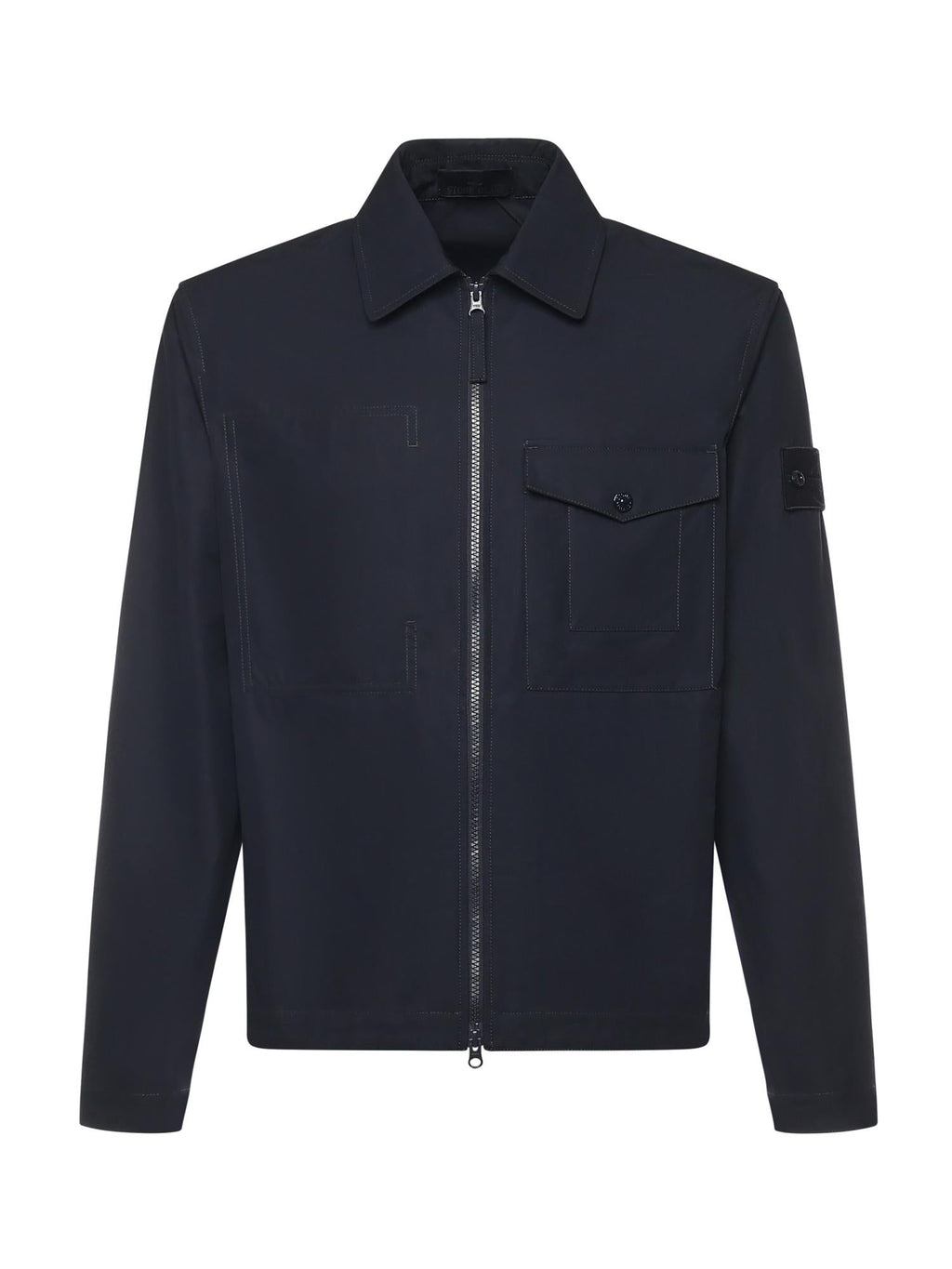 Overshirt In Cotone Stone island оригінал – Купити в Україні – боковий вид