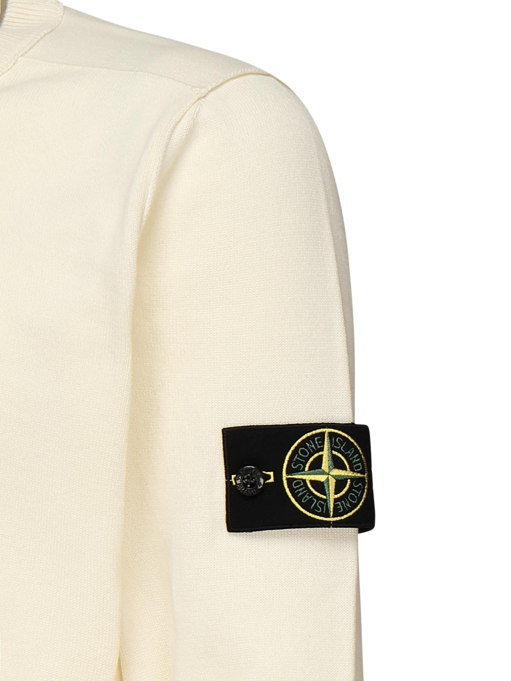 Maglione Girocollo Con Cuciture Overlock E Costine Stone island оригінал – Купити в Україні – вид ззаду