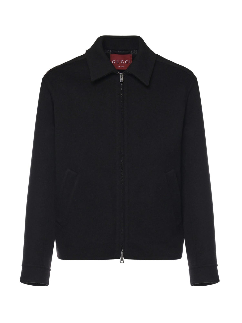 Оригінальна Giacca In Lana Double Con Zip Gucci – боковий вид