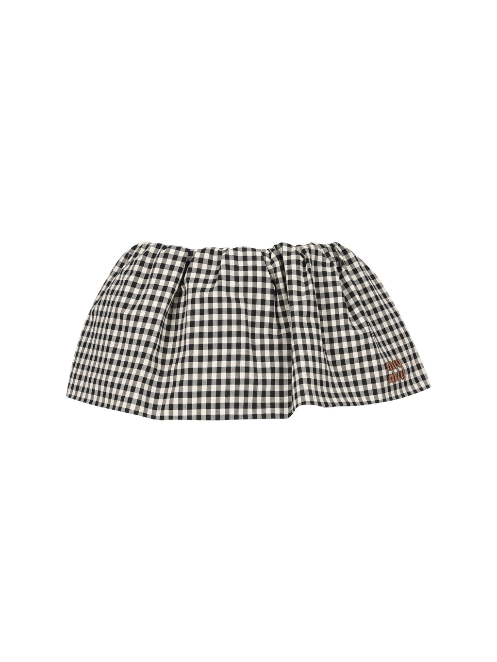 Оригінальна Mini Skirt In Poplin Miu miu – боковий вид