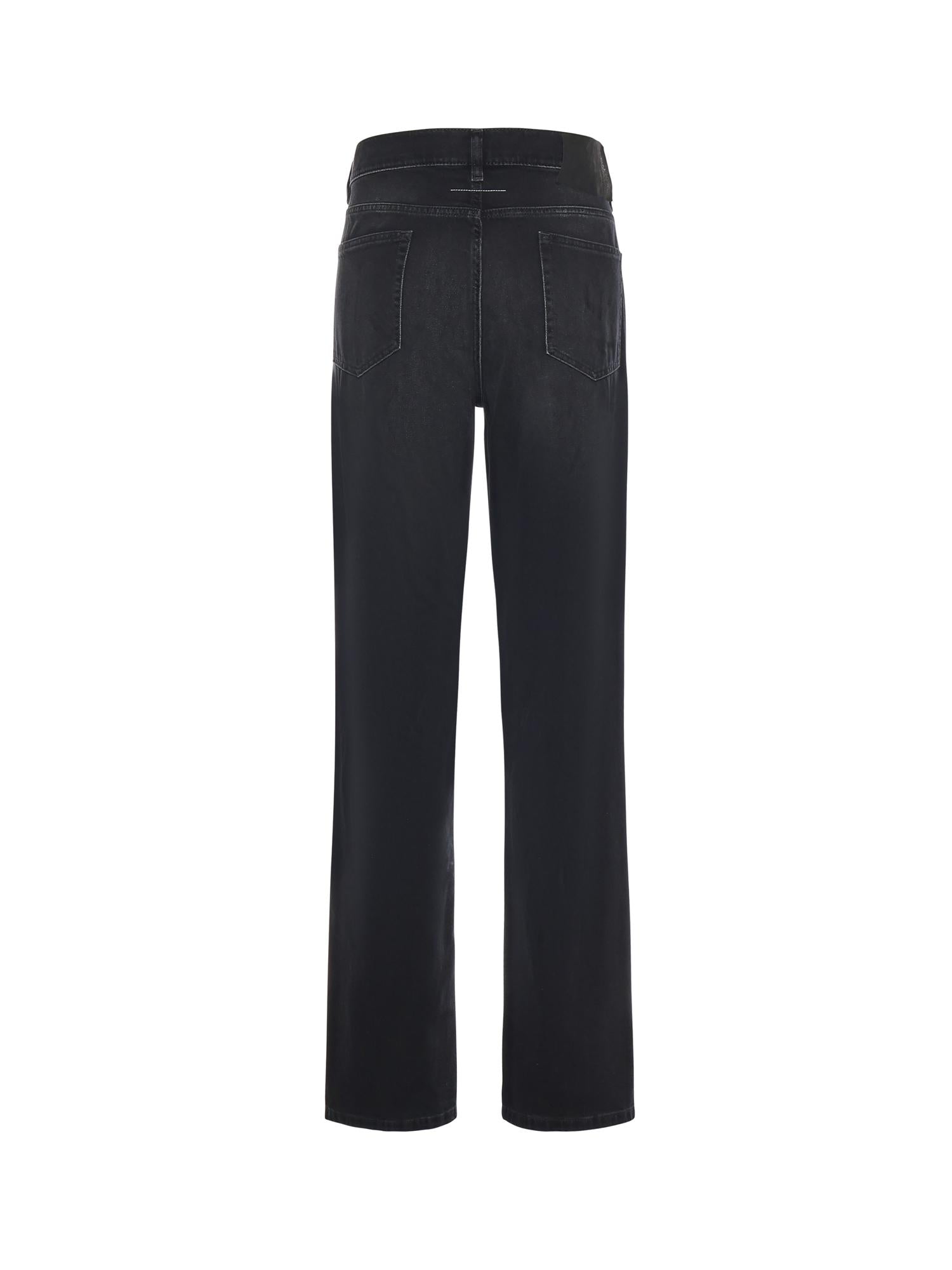 Оригінальна Jeans A Gamba Dritta In Denim Maison margiela – детальний вид
