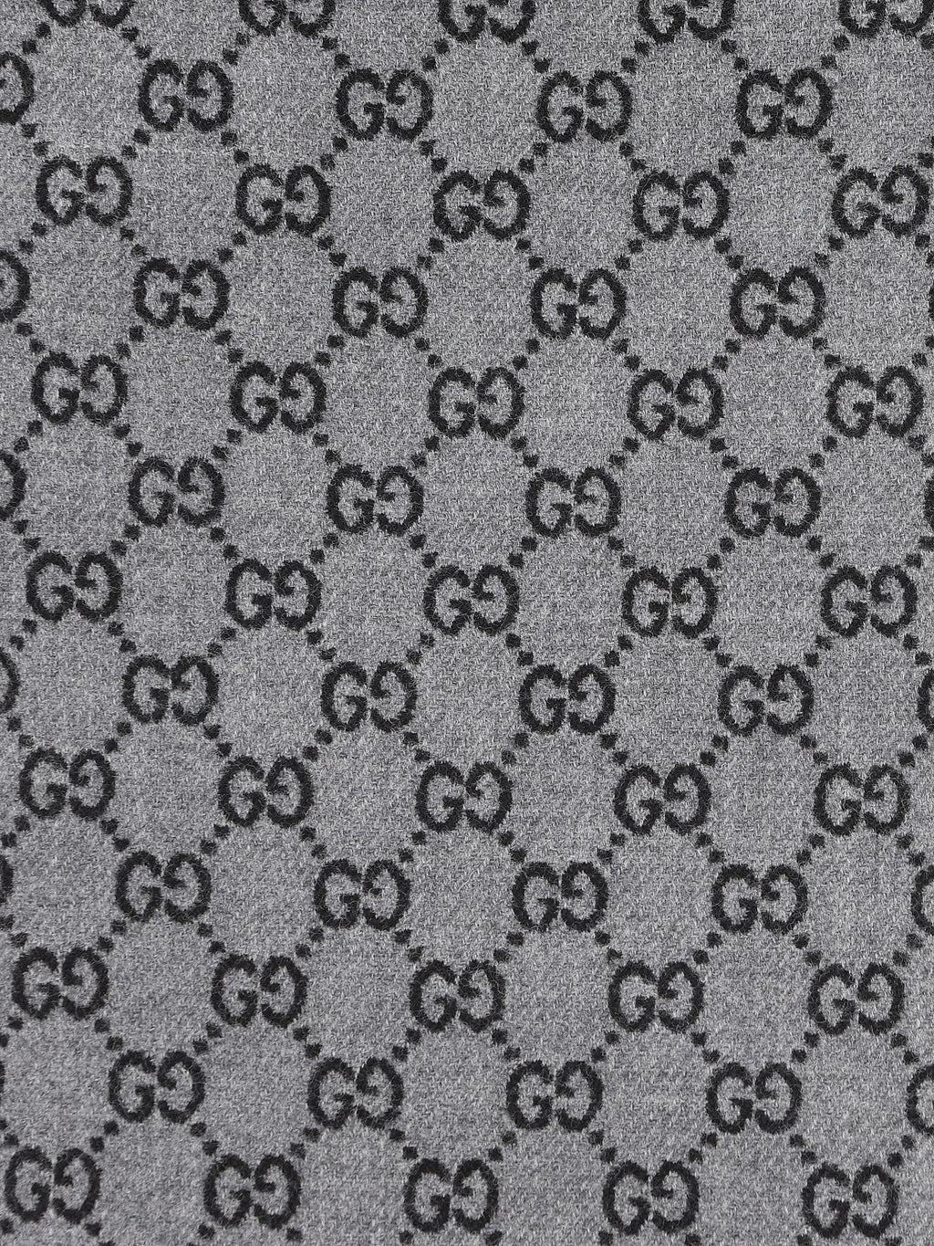 Wool Scarf With Gg Jacquard Gucci – Гарантія оригінальності – вид ззаду