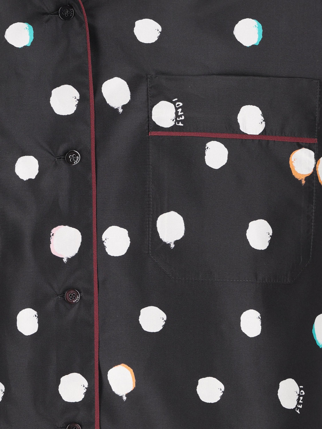Camicia In Seta Fendi – Гарантія оригінальності – детальний вид