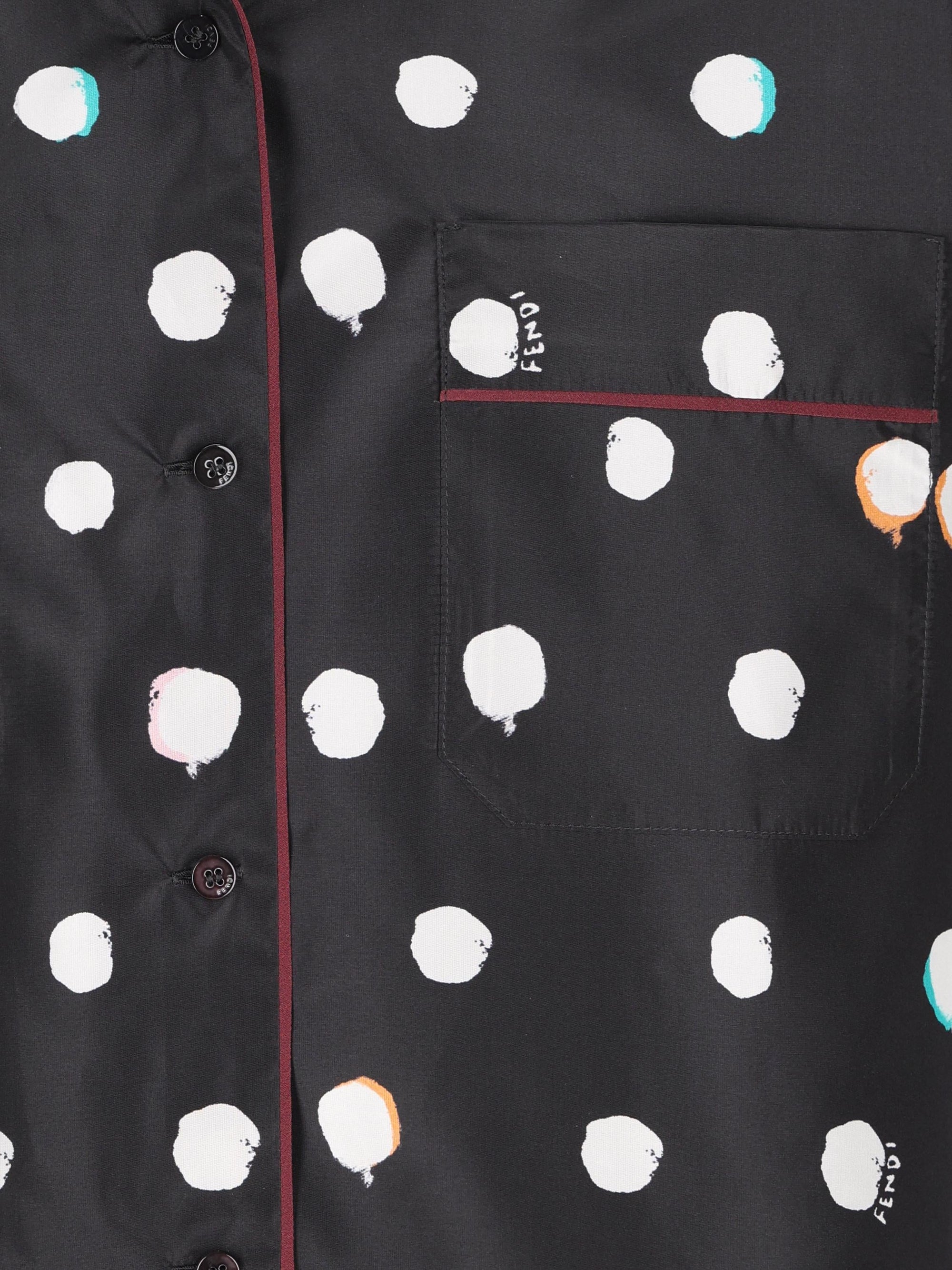 Camicia In Seta Fendi – Гарантія оригінальності – детальний вид