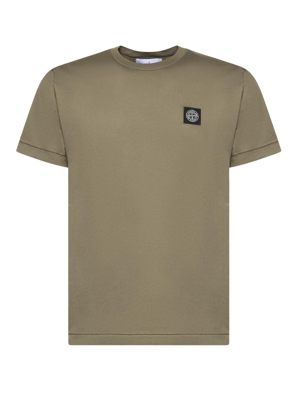 Оригінальна T-Shirt Con Patch Compass In Jersey DI Cotone Stone island – боковий вид