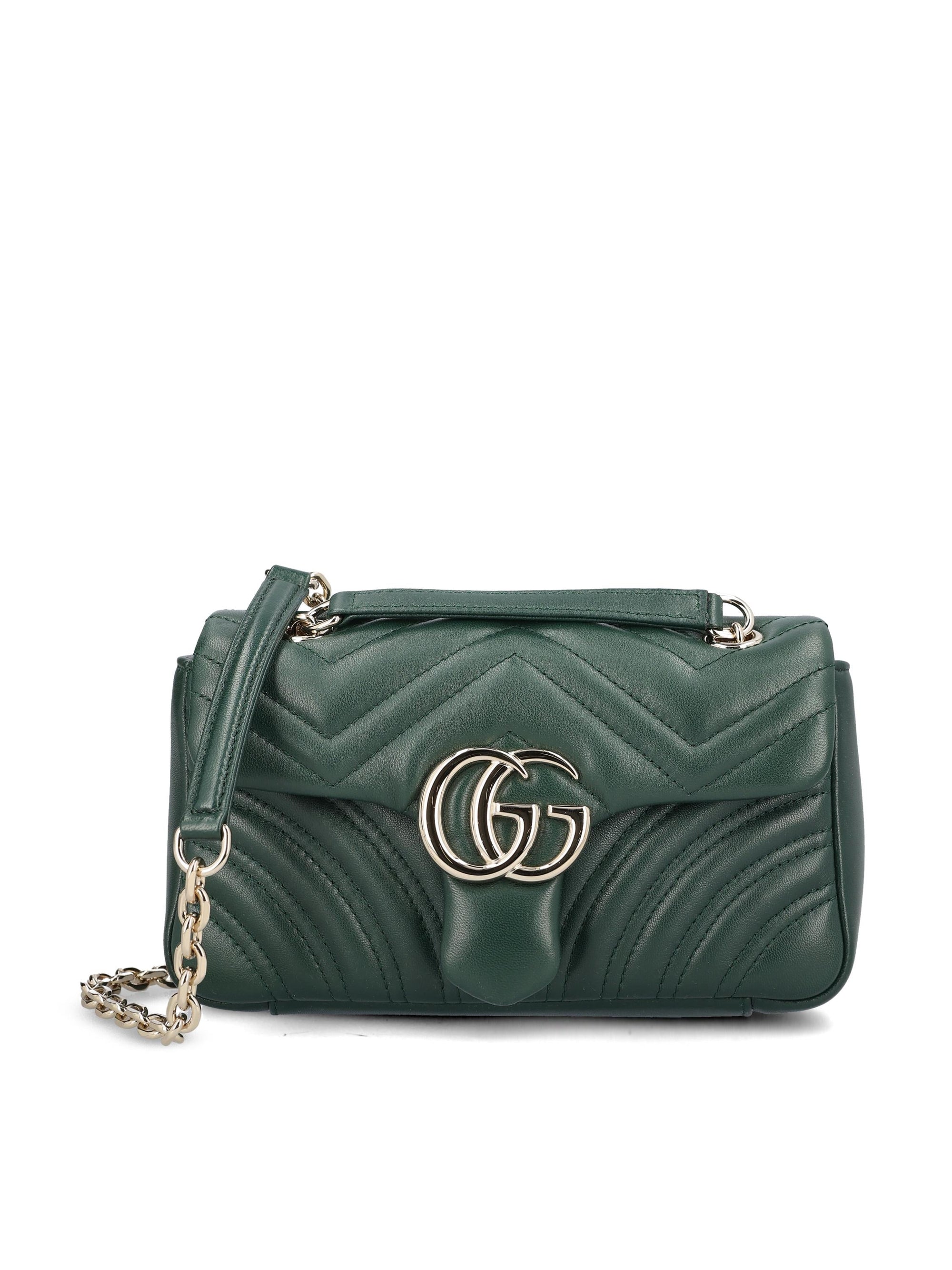 Borsa A Spalla Gg Marmont Piccola Gucci – Гарантія оригінальності – боковий вид