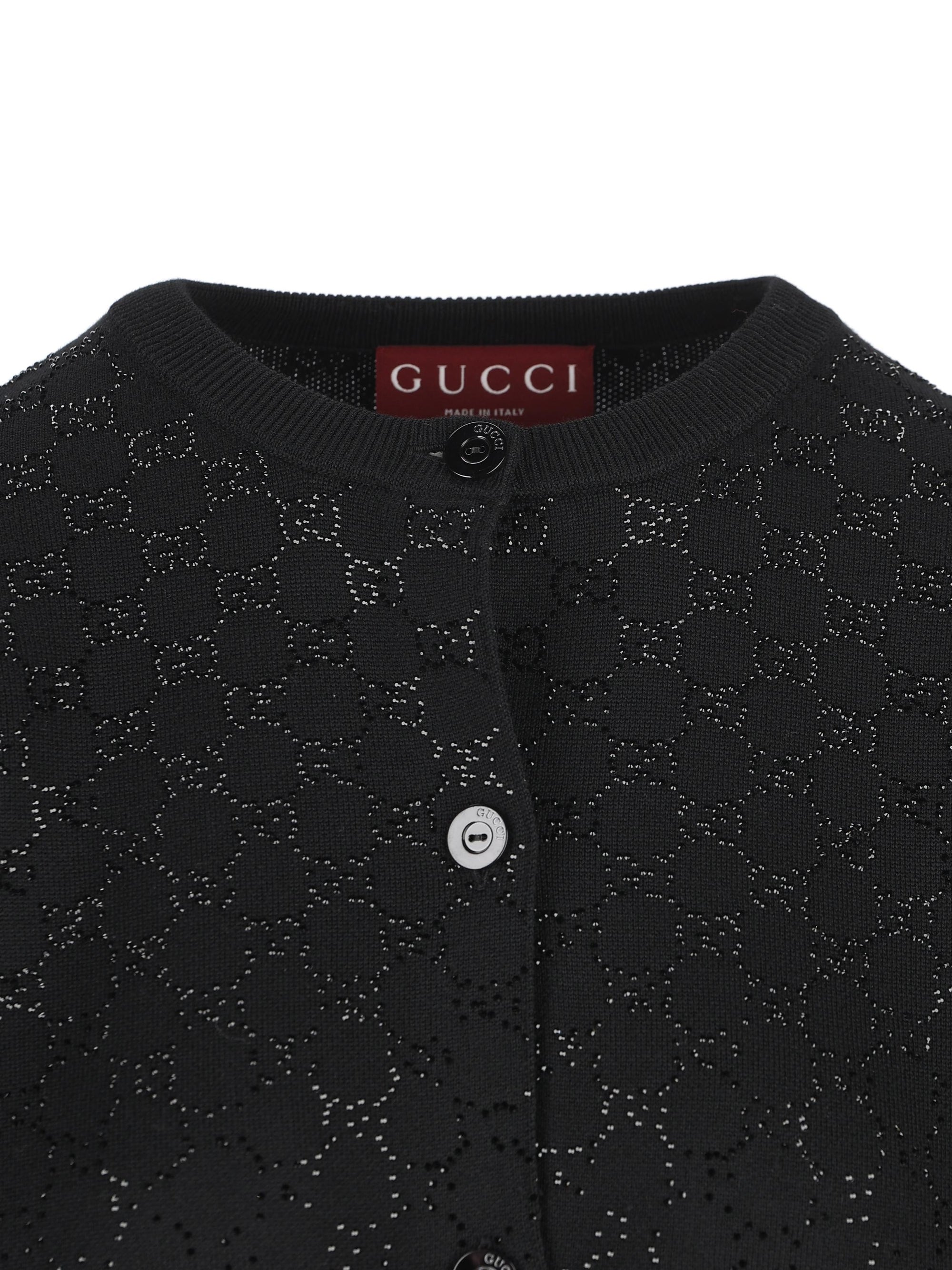 Cardigan In Lana Gg Gucci – Гарантія оригінальності – збільшений вид