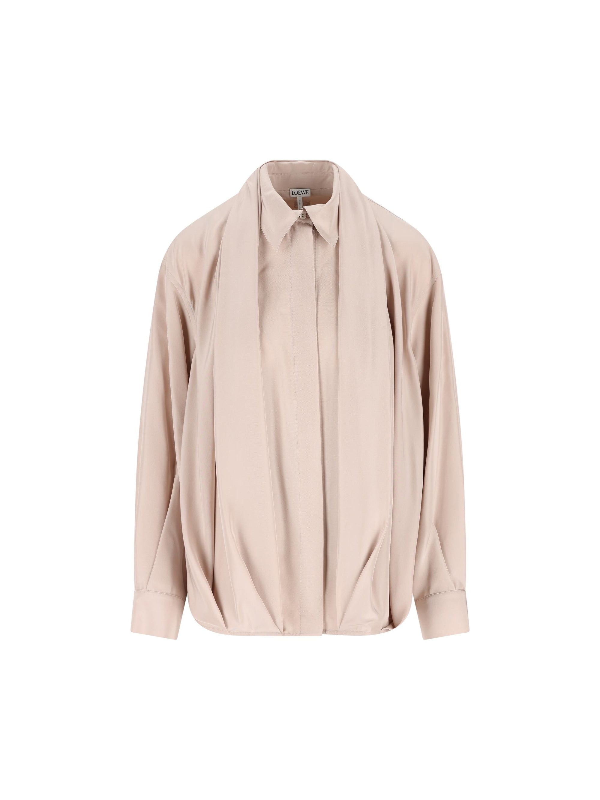Draped Silk Shirt Loewe оригінал – Купити в Україні – боковий вид