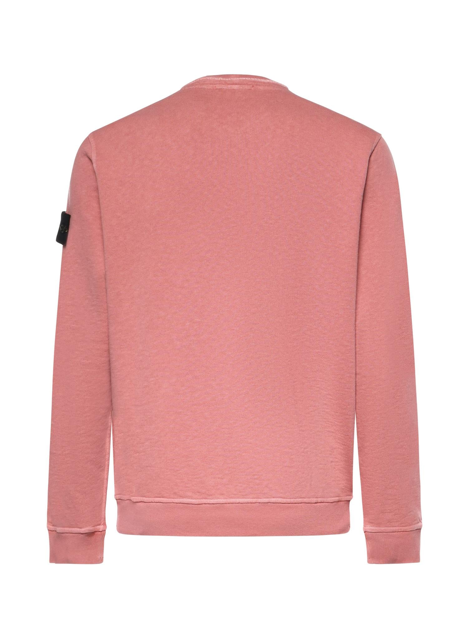 Felpa In Cotone Malfilé Con Logo Stone island оригінал – Купити в Україні – детальний вид