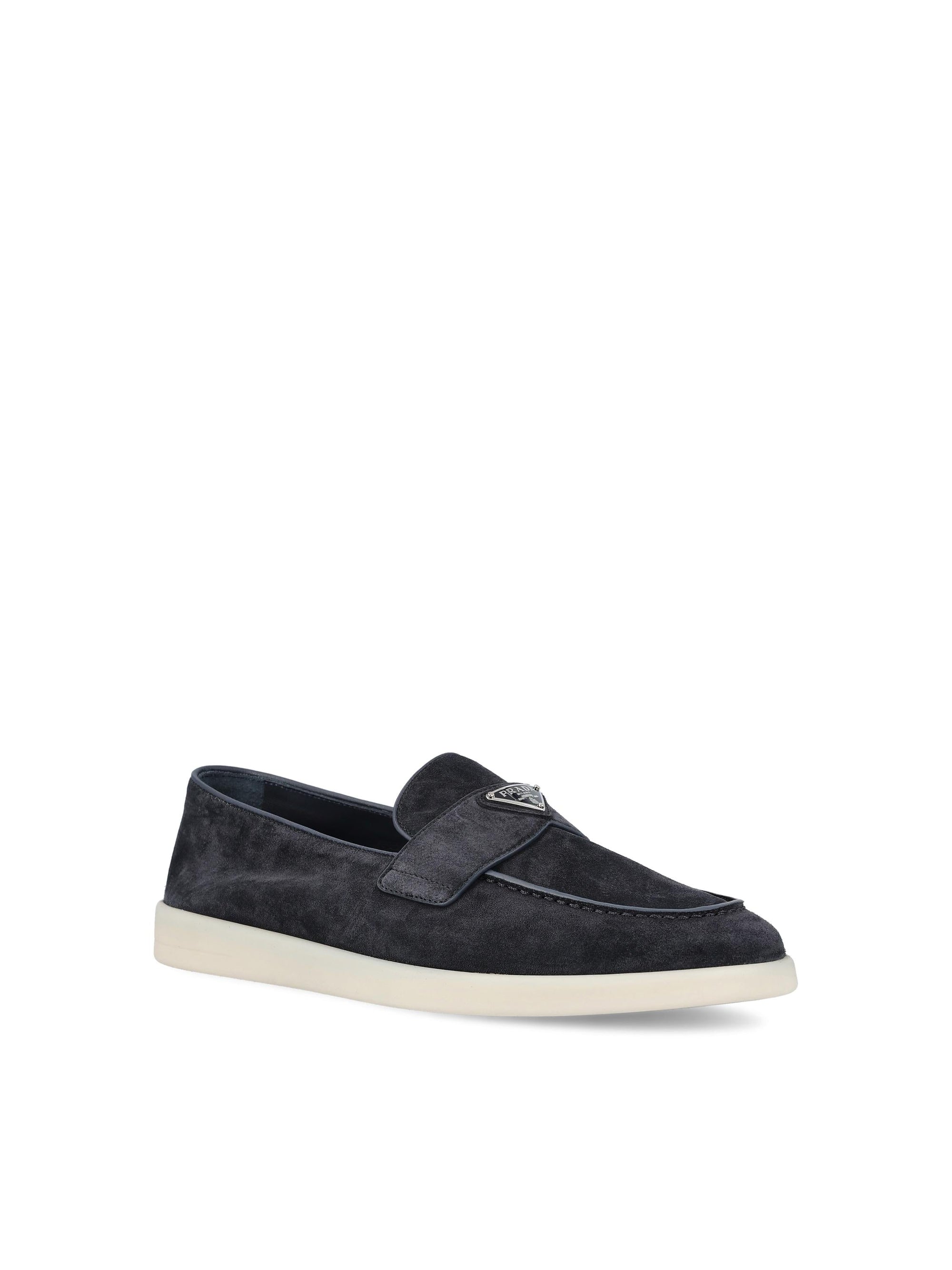 Leather Loafers Prada – Гарантія оригінальності – вид ззаду