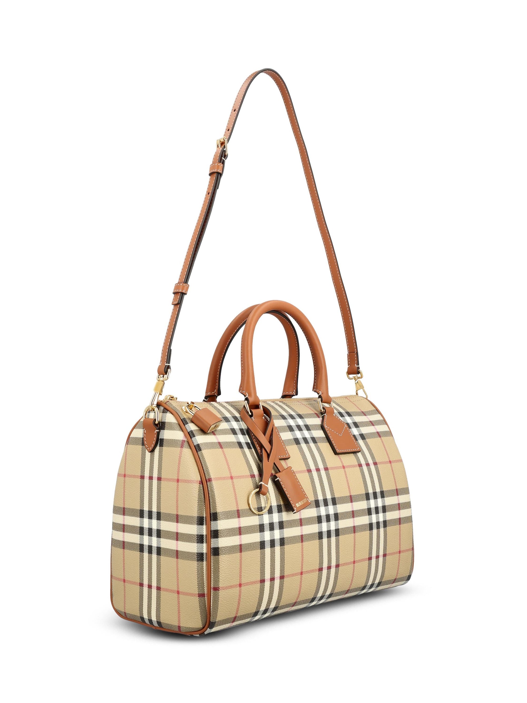 Оригінальна Borsa Bowling Check Media Burberry – детальний вид