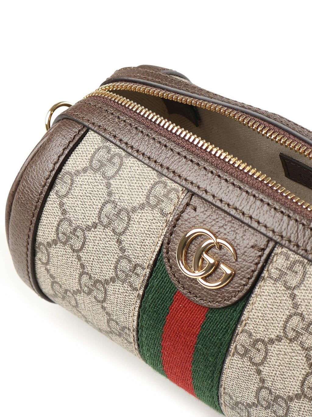 Borsa A Cilindro Ophidia Mini In Tessuto Gg Gucci – Гарантія оригінальності – збільшений вид