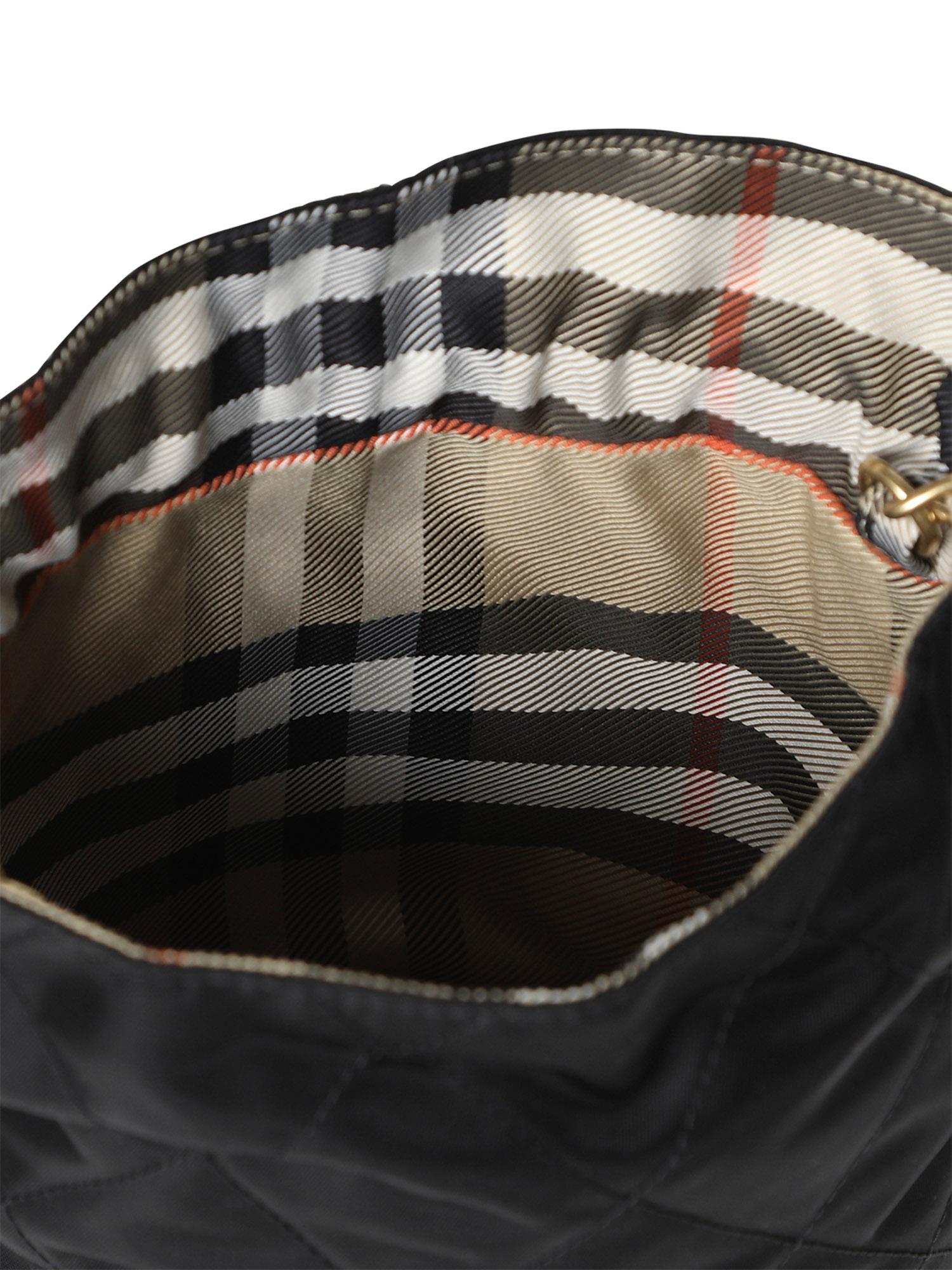 Mini Bag Horseshoe In Nylon Burberry оригінал – Купити в Україні – збільшений вид