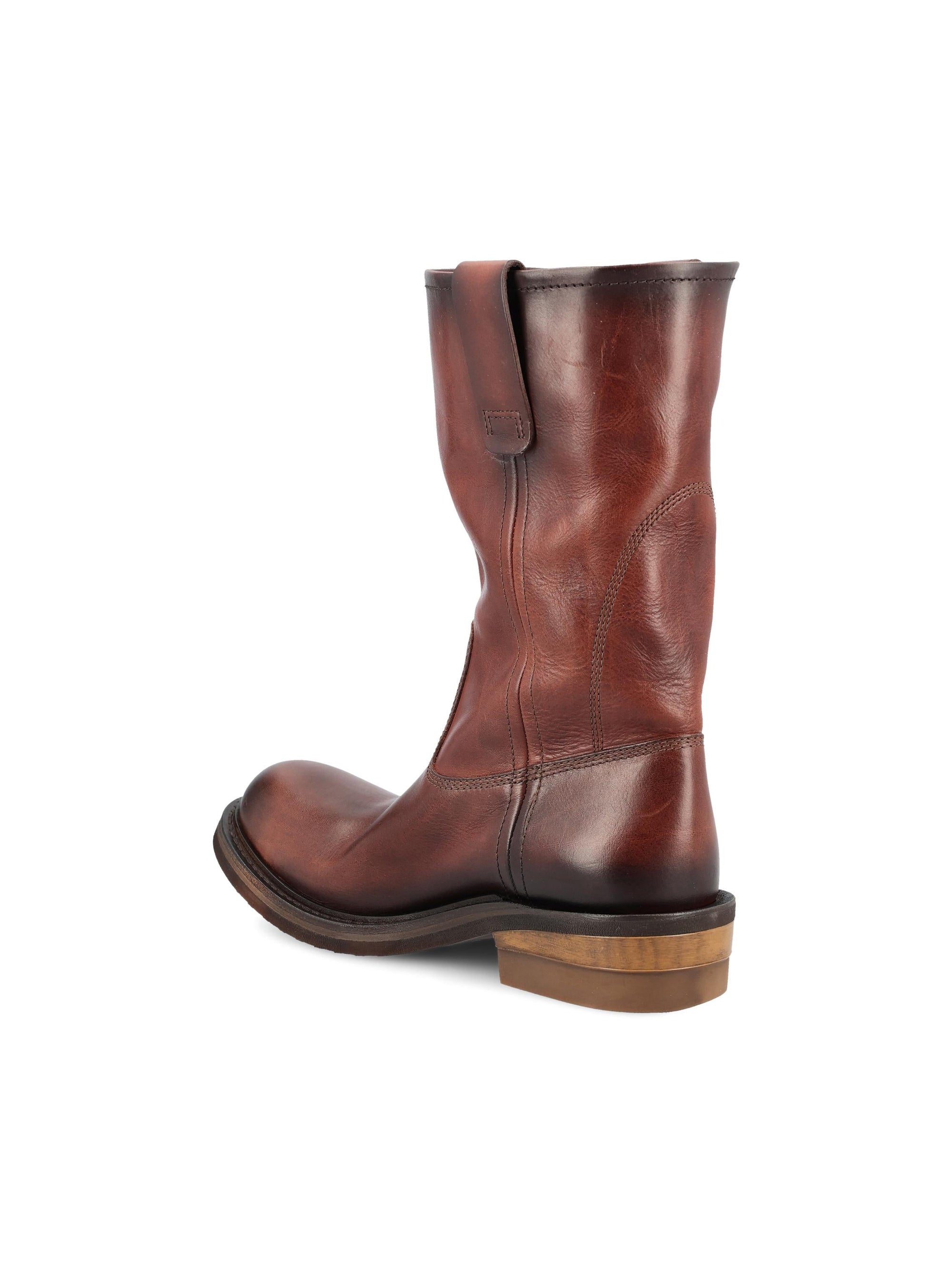 Оригінальна Foule Leather Ankle Boots Miu miu – детальний вид