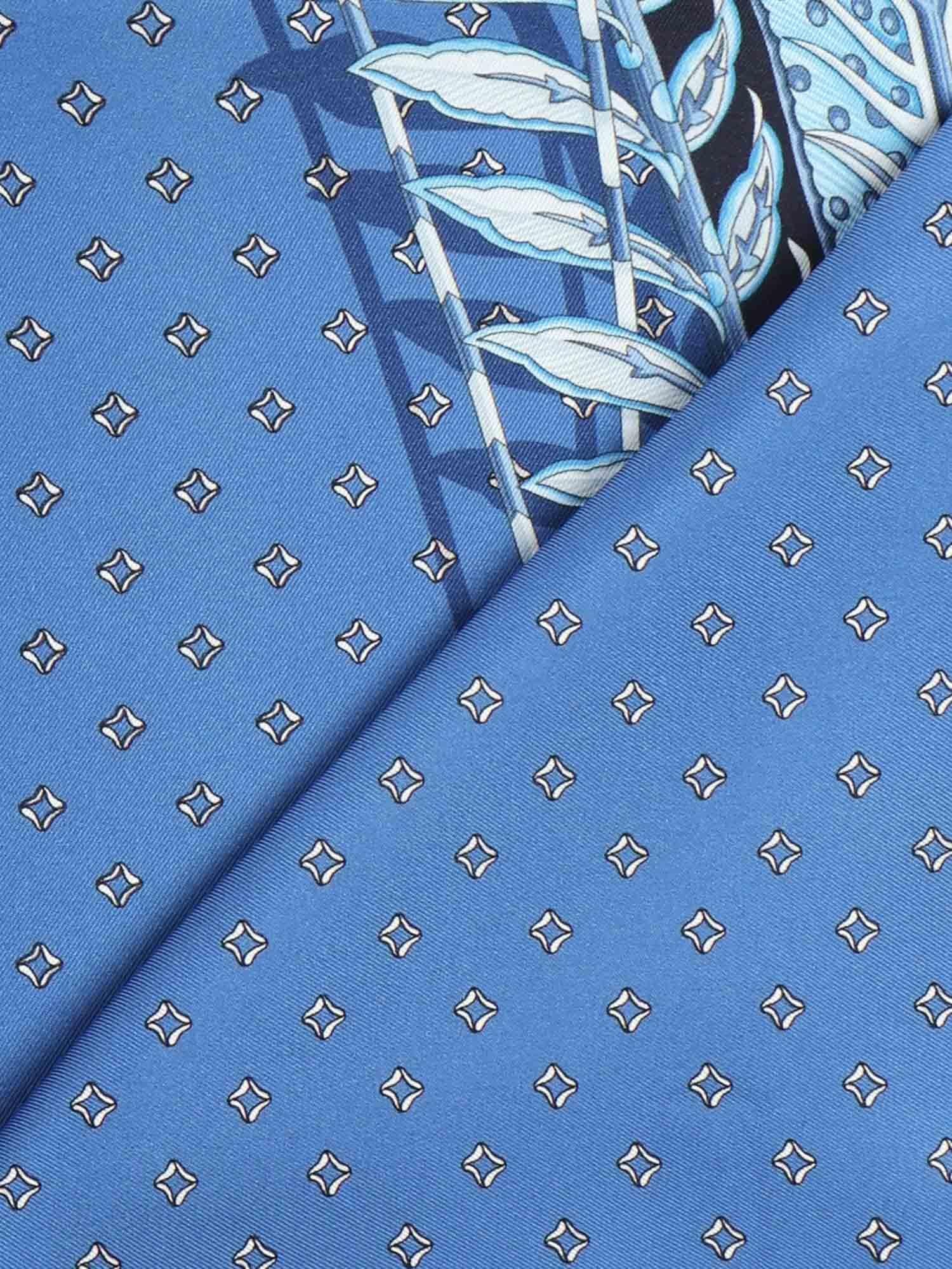 Foulard In Seta Con Stampa Salvatore ferragamo – Гарантія оригінальності – вид ззаду