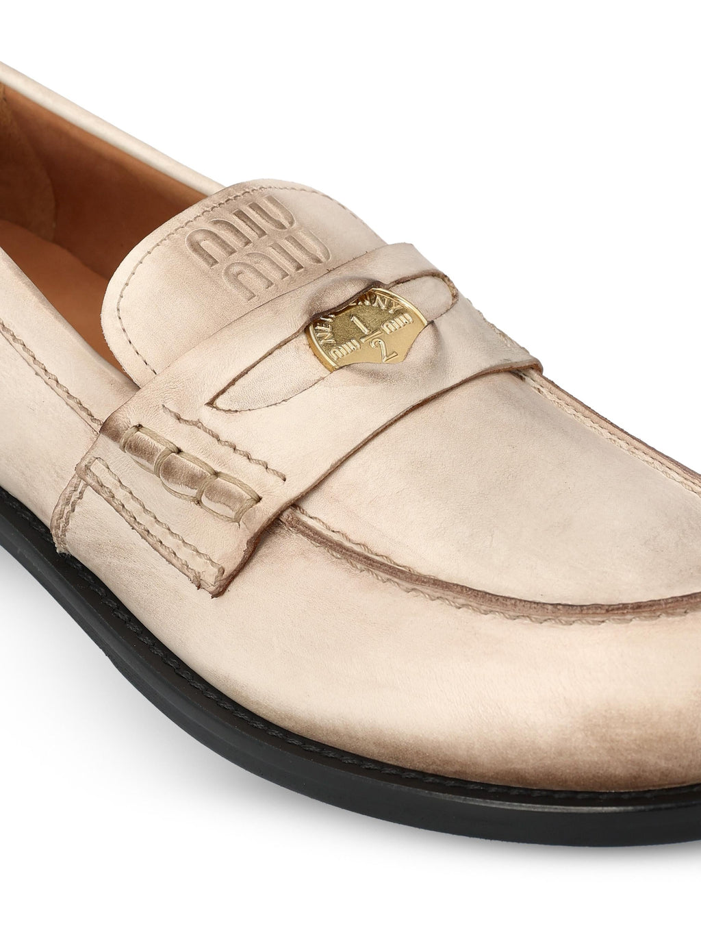 Оригінальна Leather Loafers Miu miu – збільшений вид