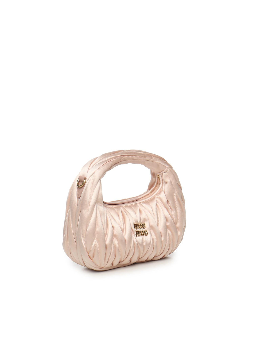 Mini Bag Wander In Raso Trapuntato Miu miu – Гарантія оригінальності – вид ззаду