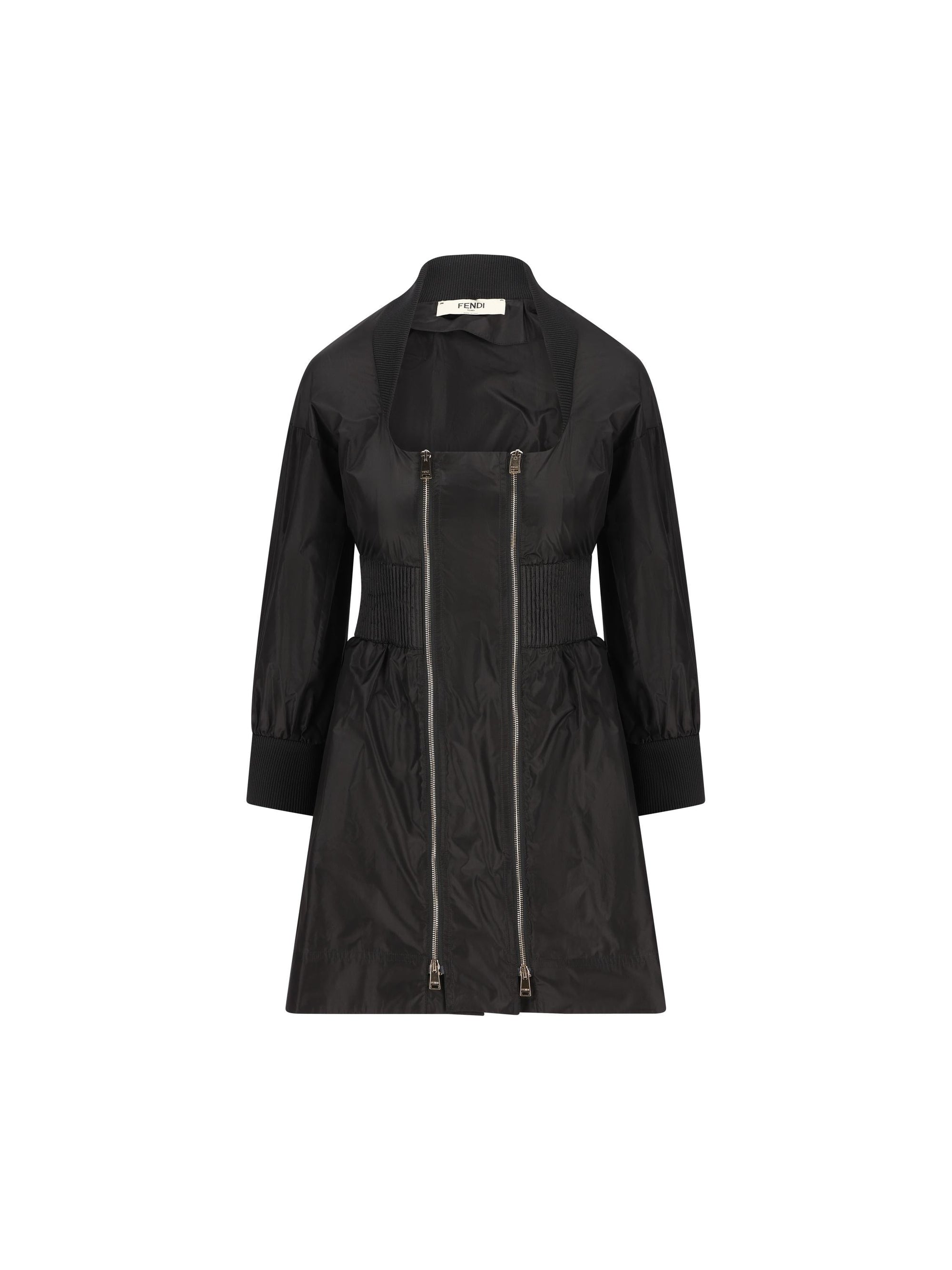 Abito Corto Con Zip Fendi оригінал – Купити в Україні – боковий вид
