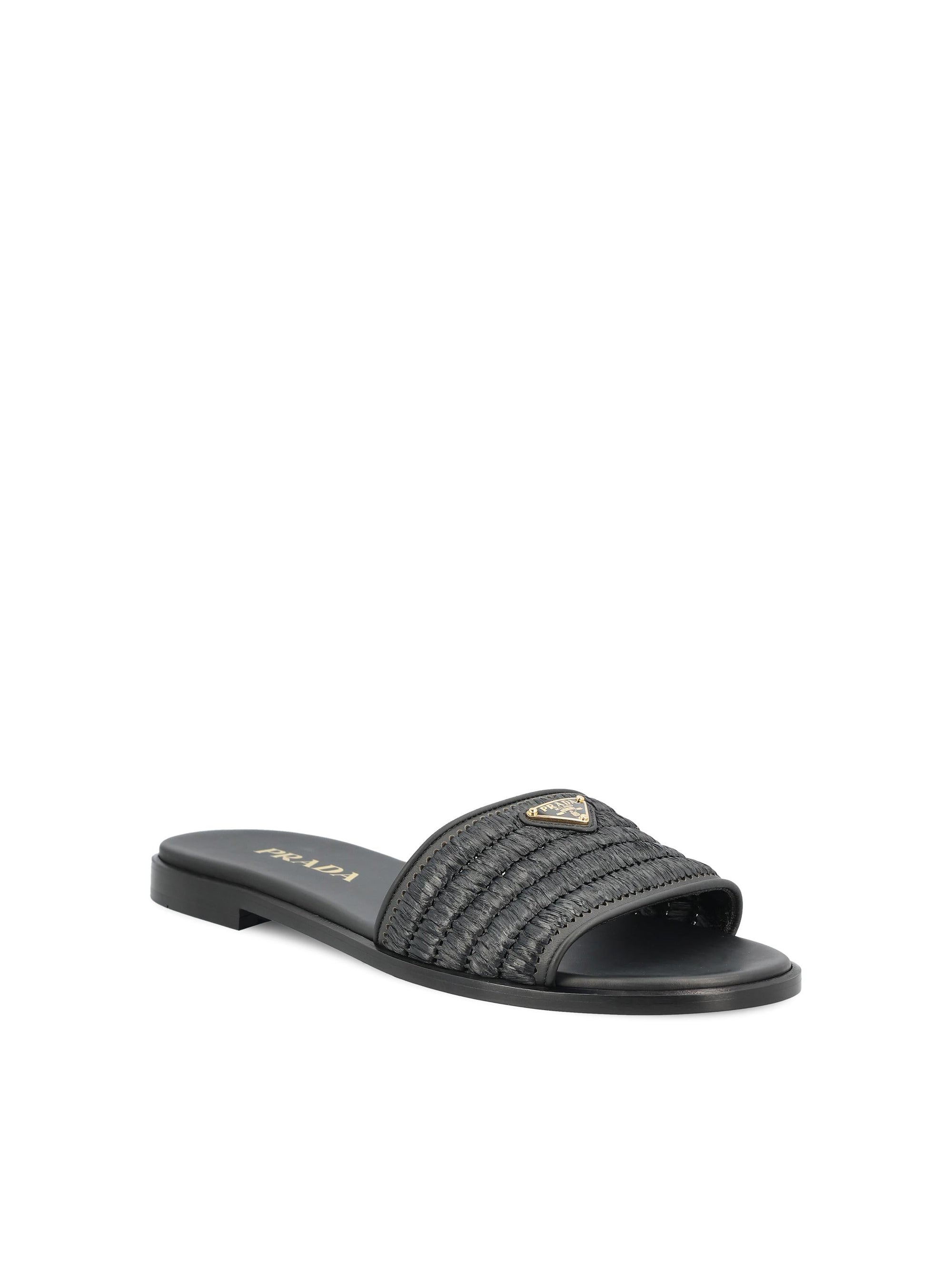 Slider Sandals Prada Prada – Гарантія оригінальності – вид ззаду