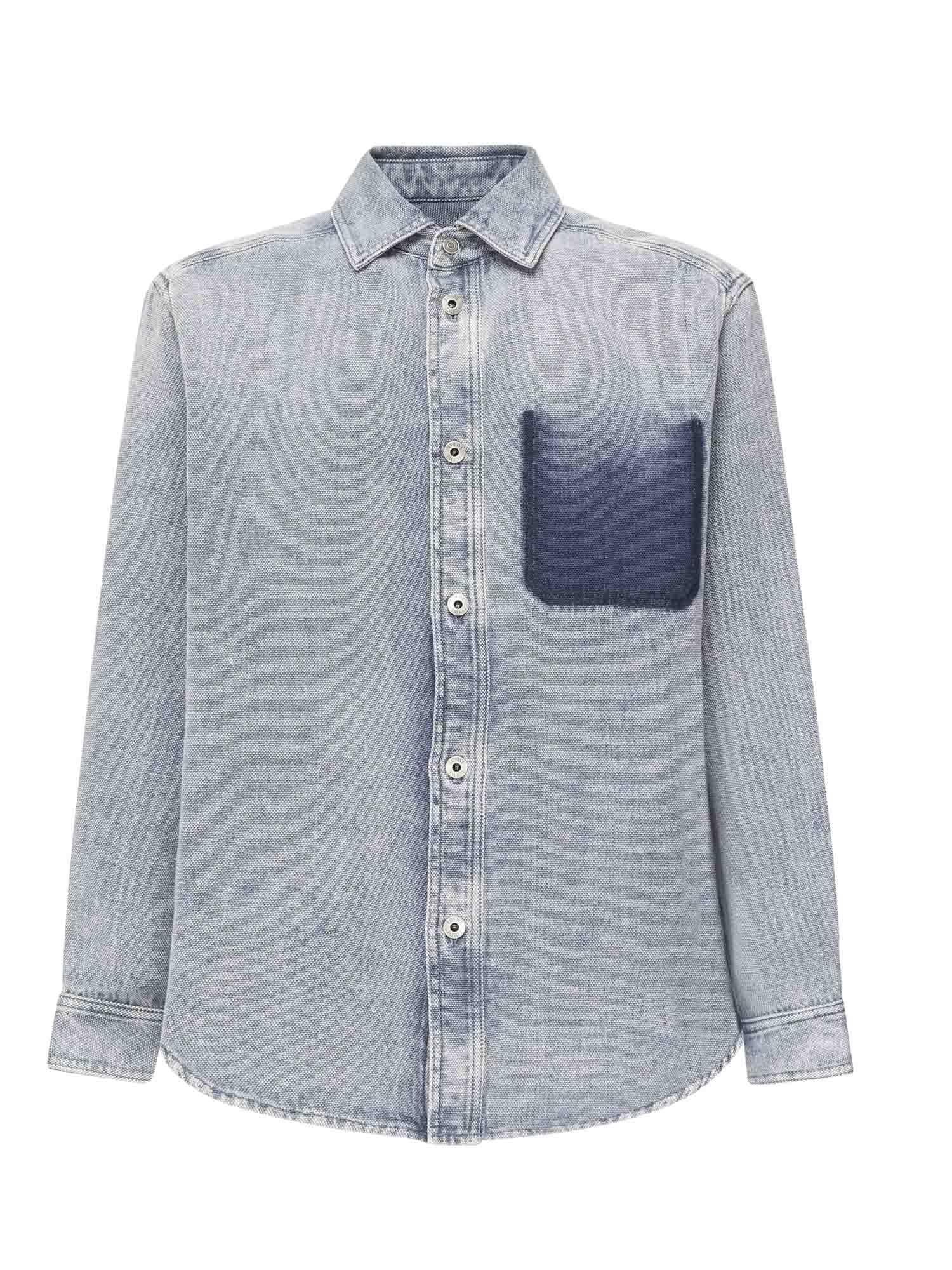 Camicia In Cotone E Lino Loewe оригінал – Купити в Україні – боковий вид